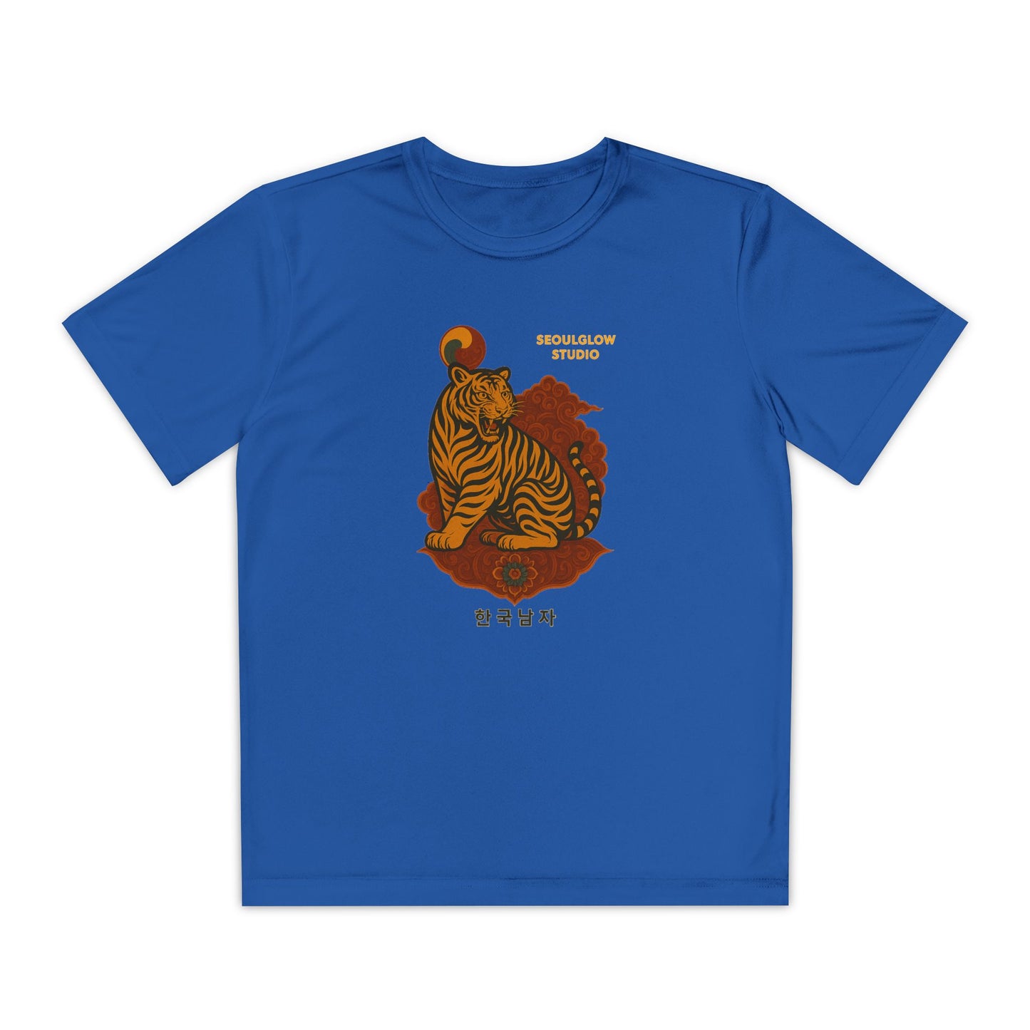 Korean Tiger Graphic Tee | Sporty Style, Trendy Apparel, Perfect for Kids, Casual Outings, Birthday Gifts, Summer Wear
