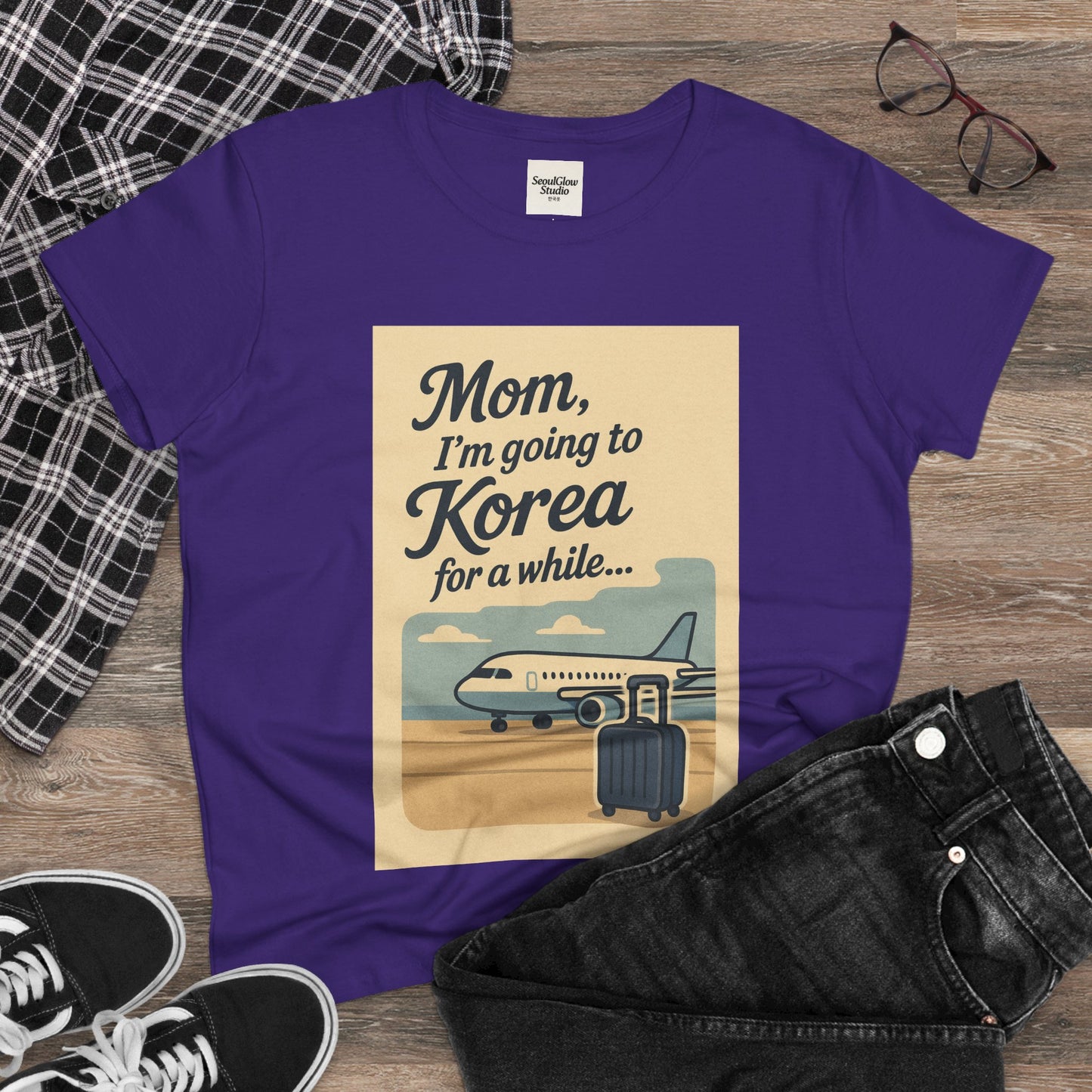 Mom I'm Going to Korea Travel Women's Tee