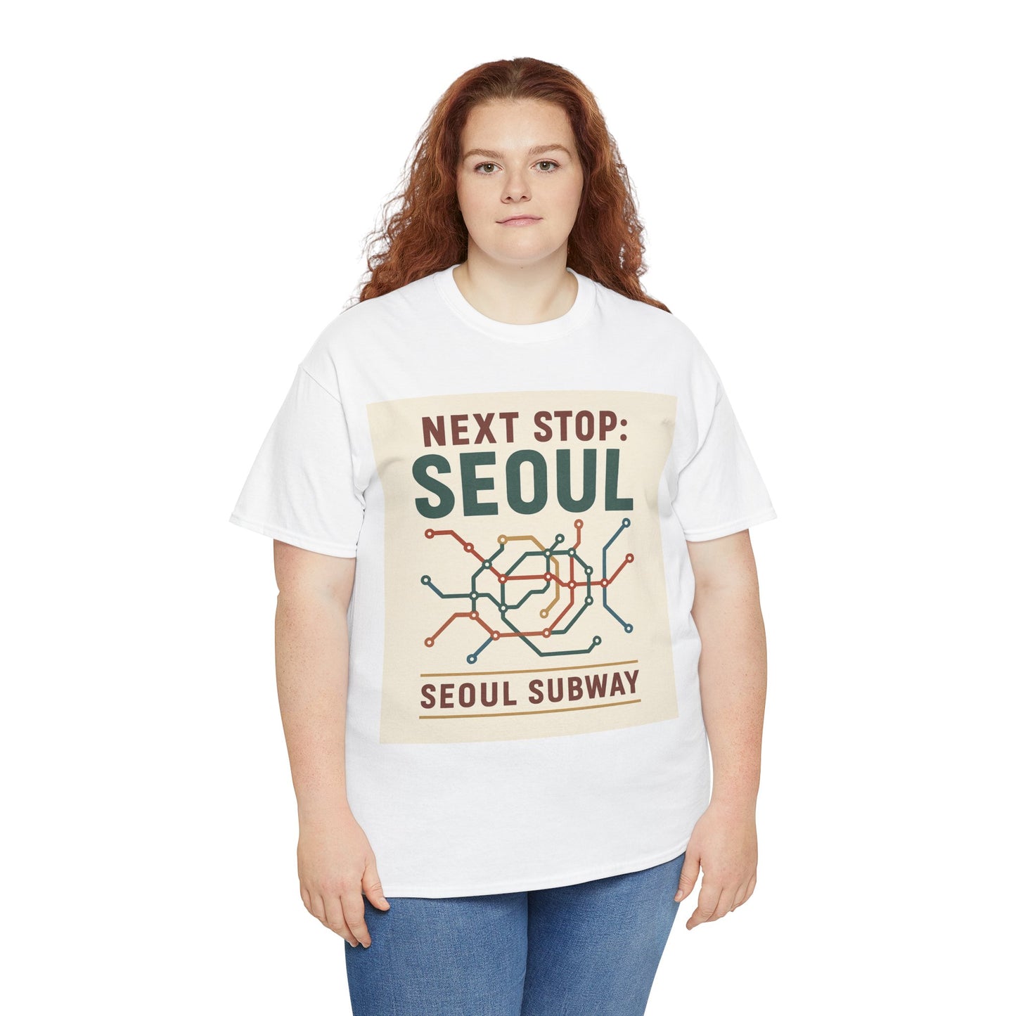 Seoul Metro Graphic Tee - Korean Travel Shirt
