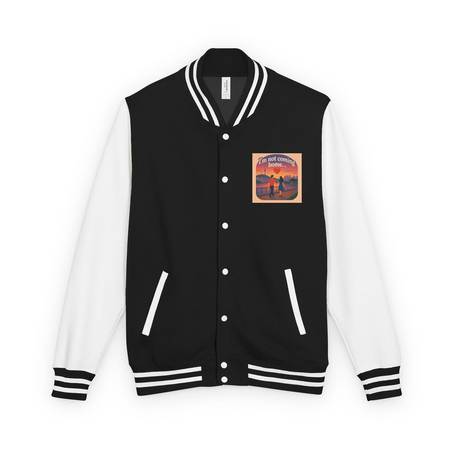 Mom I'm Going to Korea Letterman Jacket - Travel
