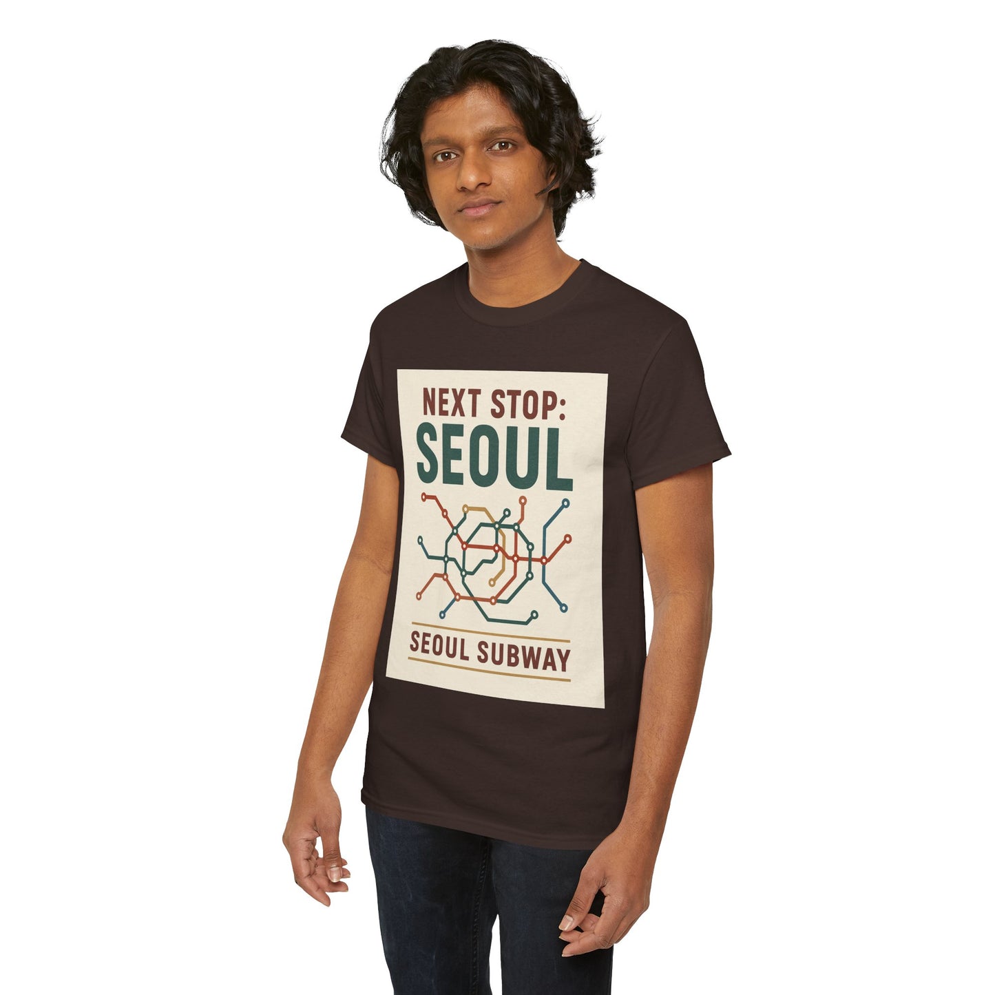 Seoul Metro Graphic Tee - Korean Travel Shirt