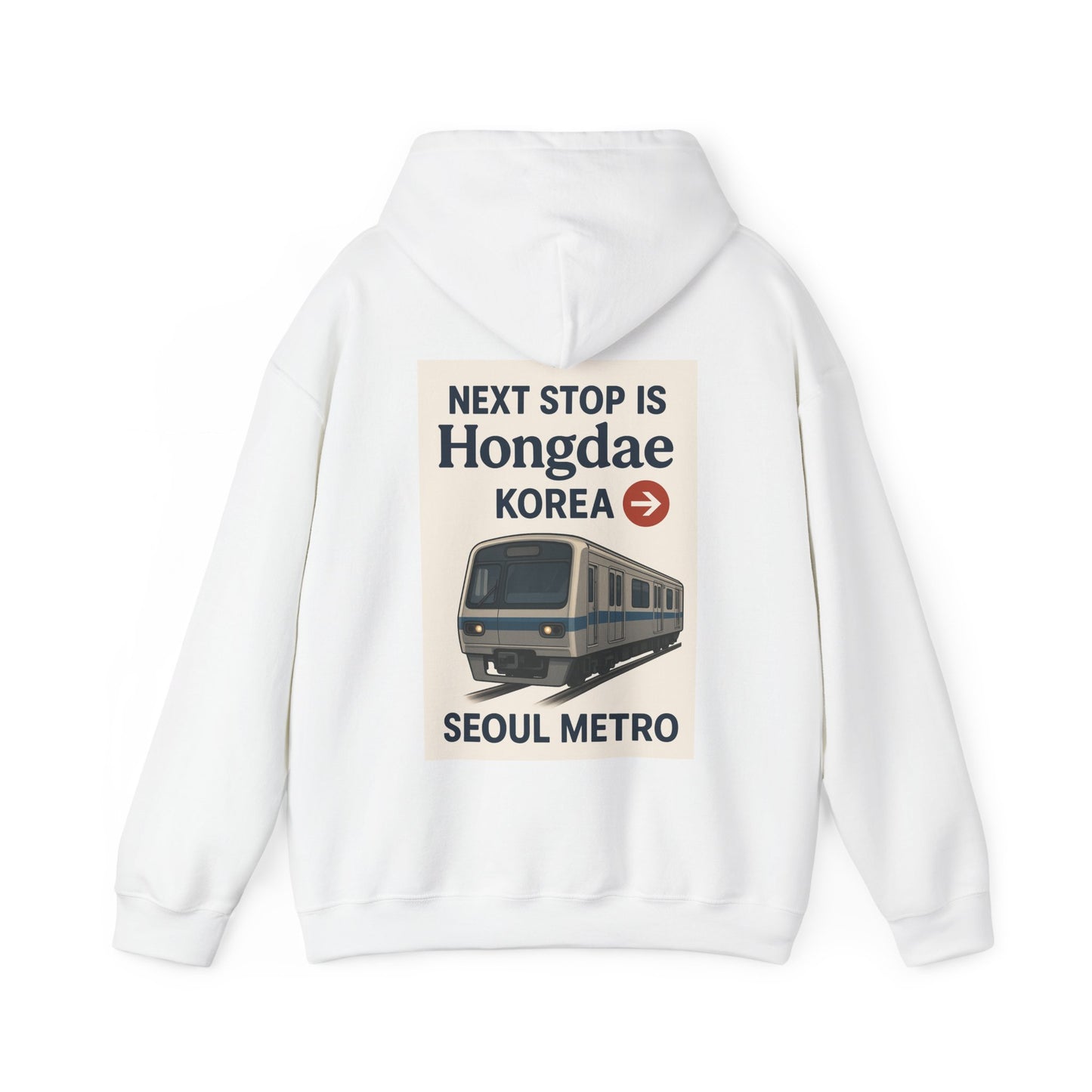 Seoul Metro Hongdae Station Hoodie - Travel Gift