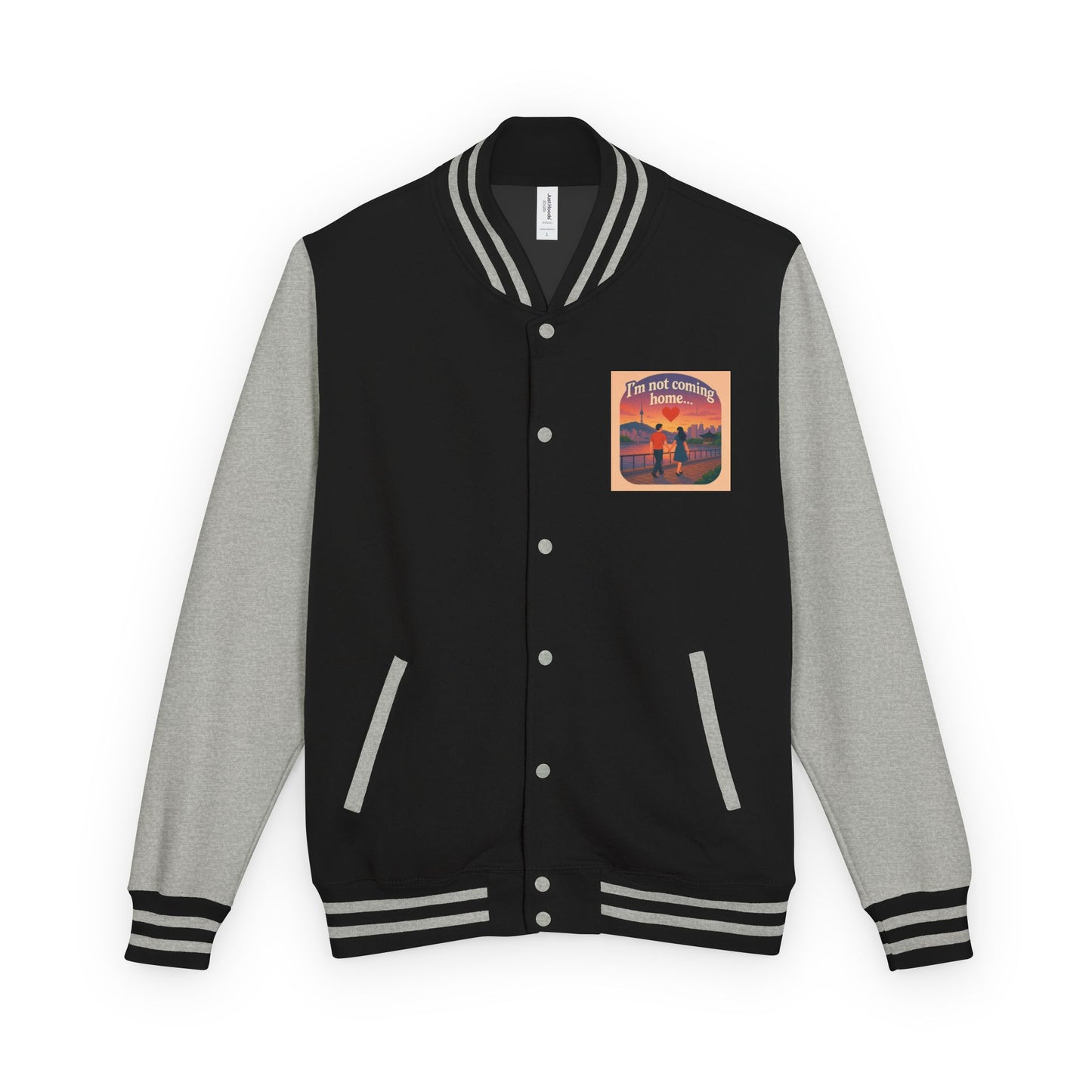 Mom I'm Going to Korea Letterman Jacket - Travel
