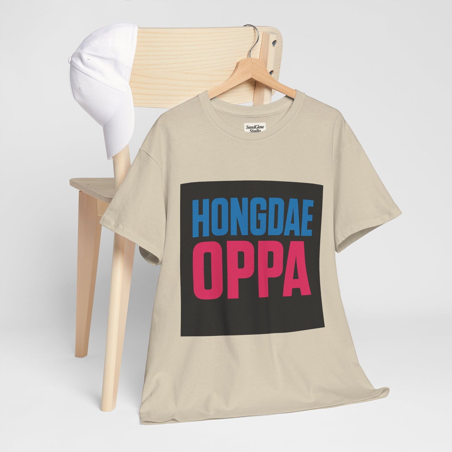 Hongdae Visit Must-Have Unisex Heavy Cotton Tee - Bold Graphic Shirt