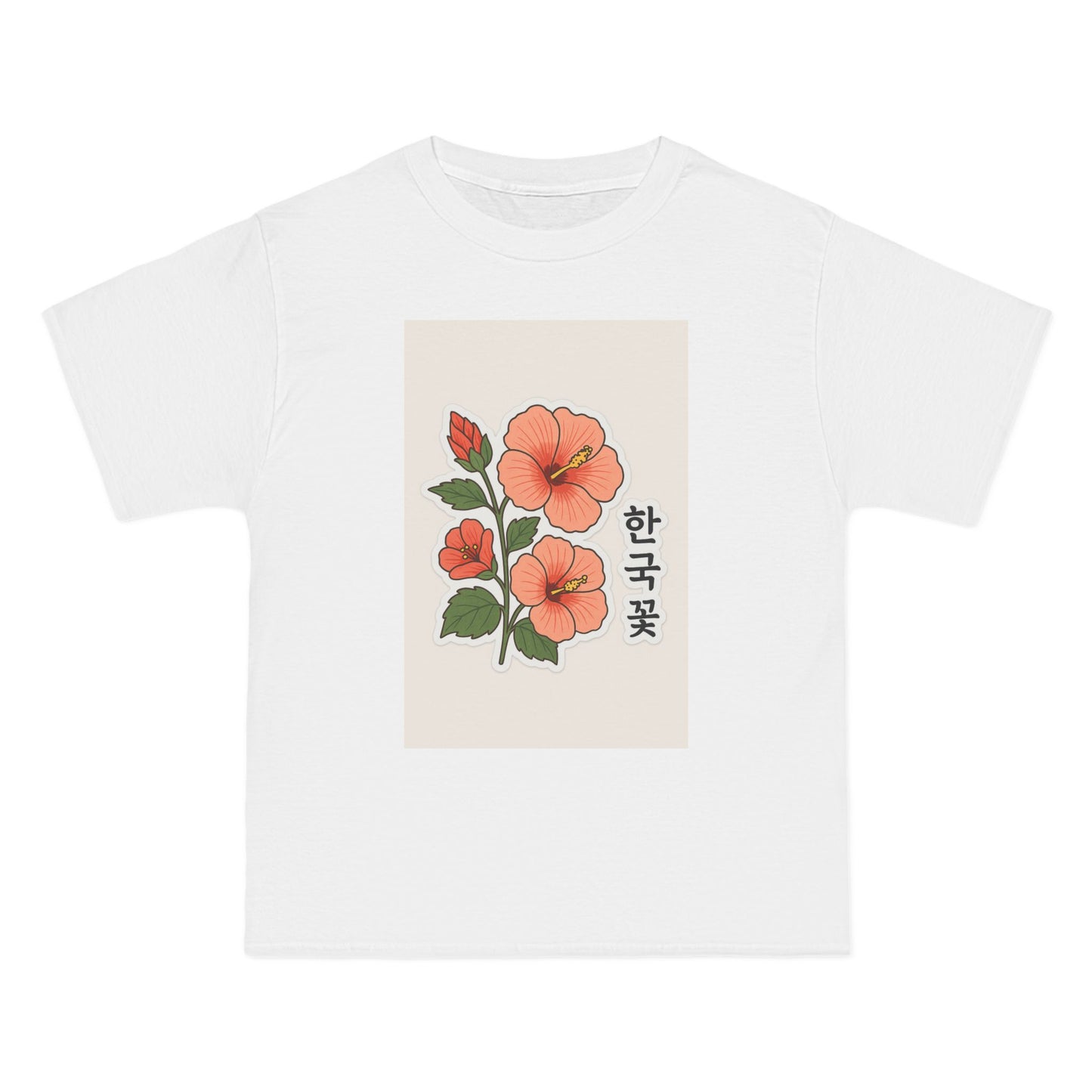Floral Korean Tee - Nature Lovers Botanical Art