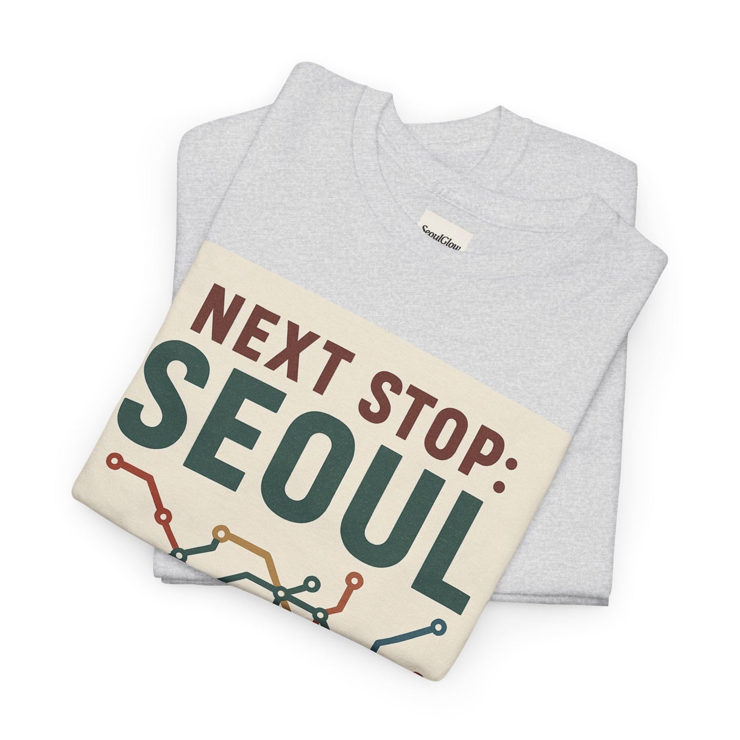 Seoul Metro Graphic Tee - Korean Travel Shirt