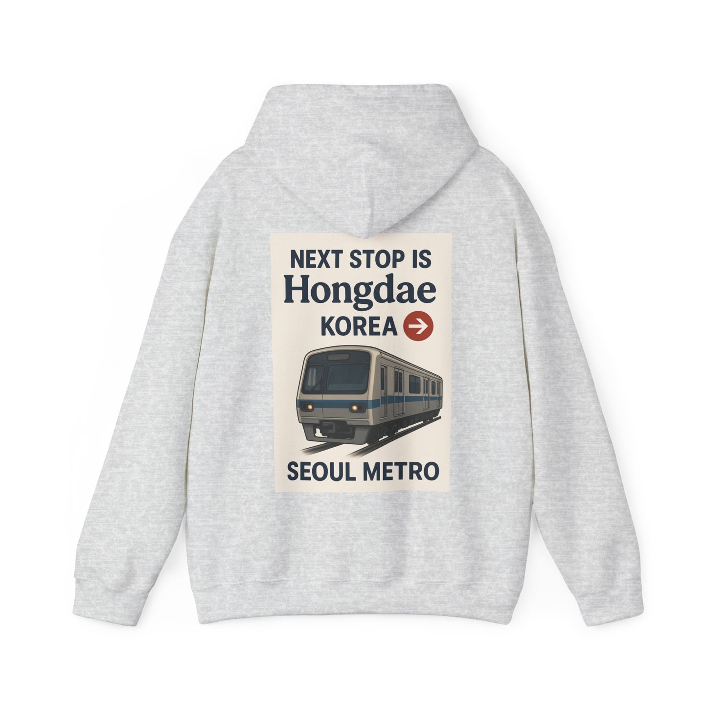 Seoul Metro Hongdae Station Hoodie - Travel Gift