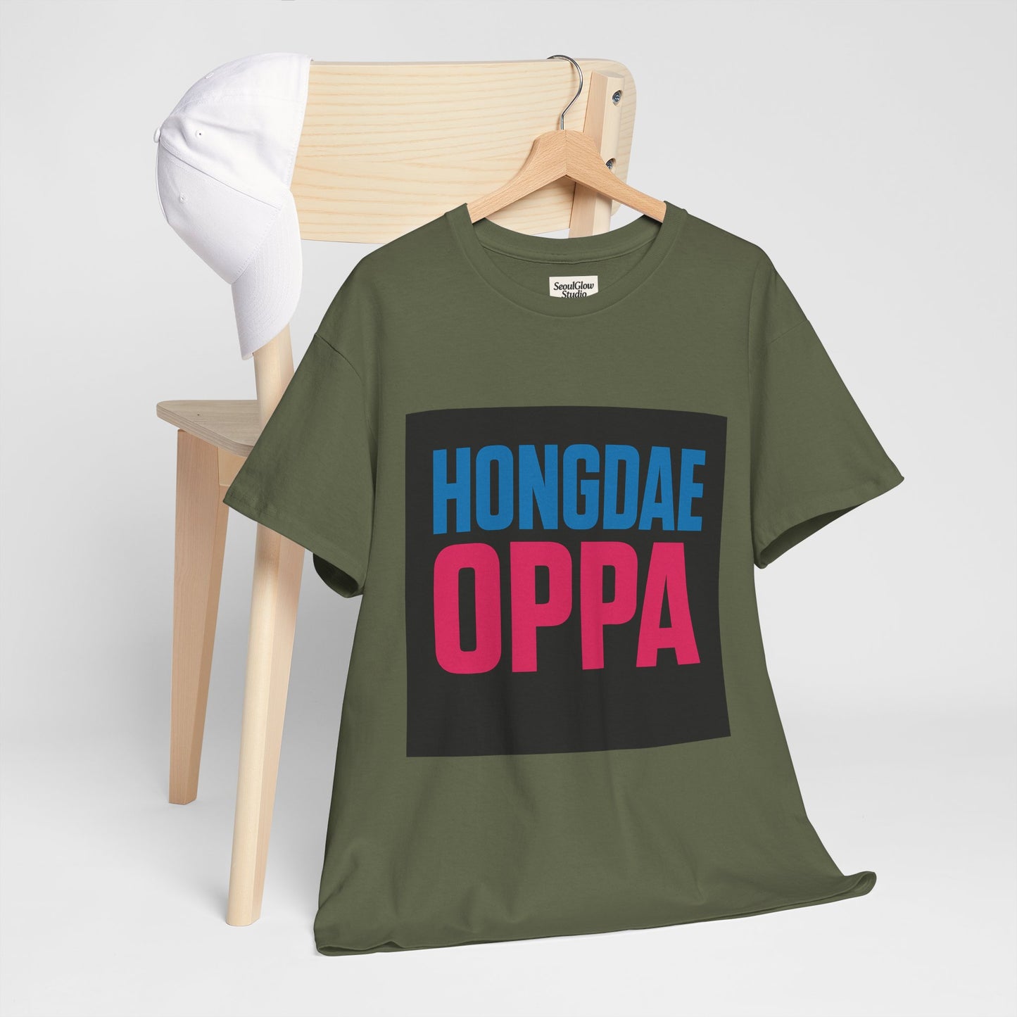 Hongdae Visit Must-Have Unisex Heavy Cotton Tee - Bold Graphic Shirt
