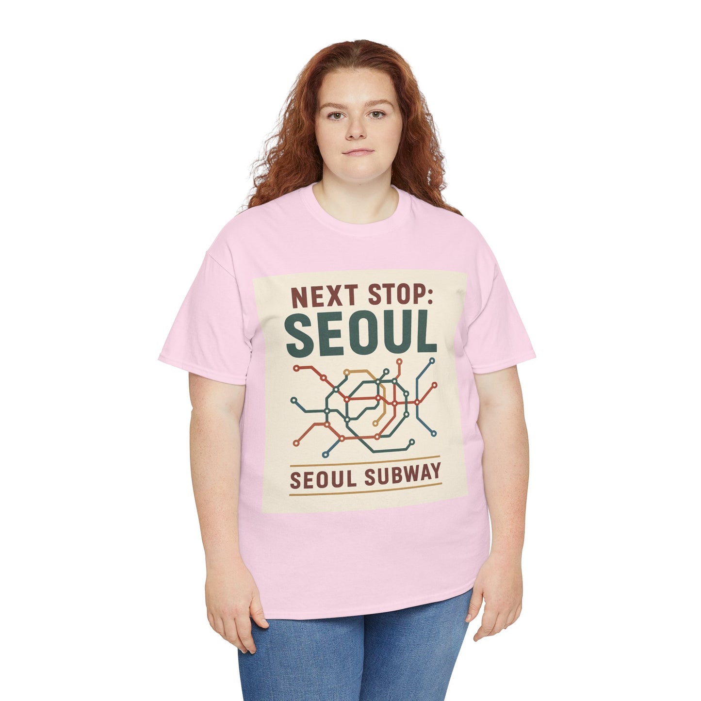 Seoul Metro Graphic Tee - Korean Travel Shirt