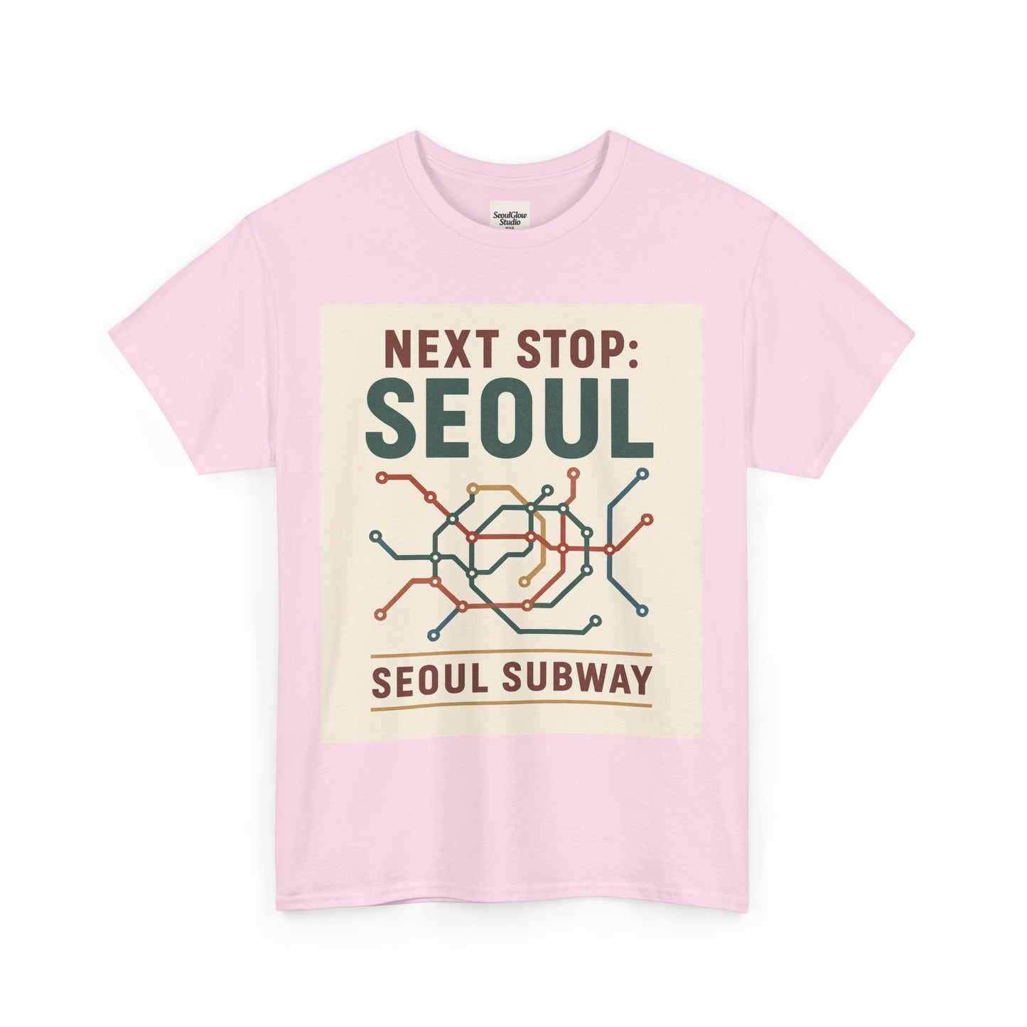 Seoul Metro Graphic Tee - Korean Travel Shirt