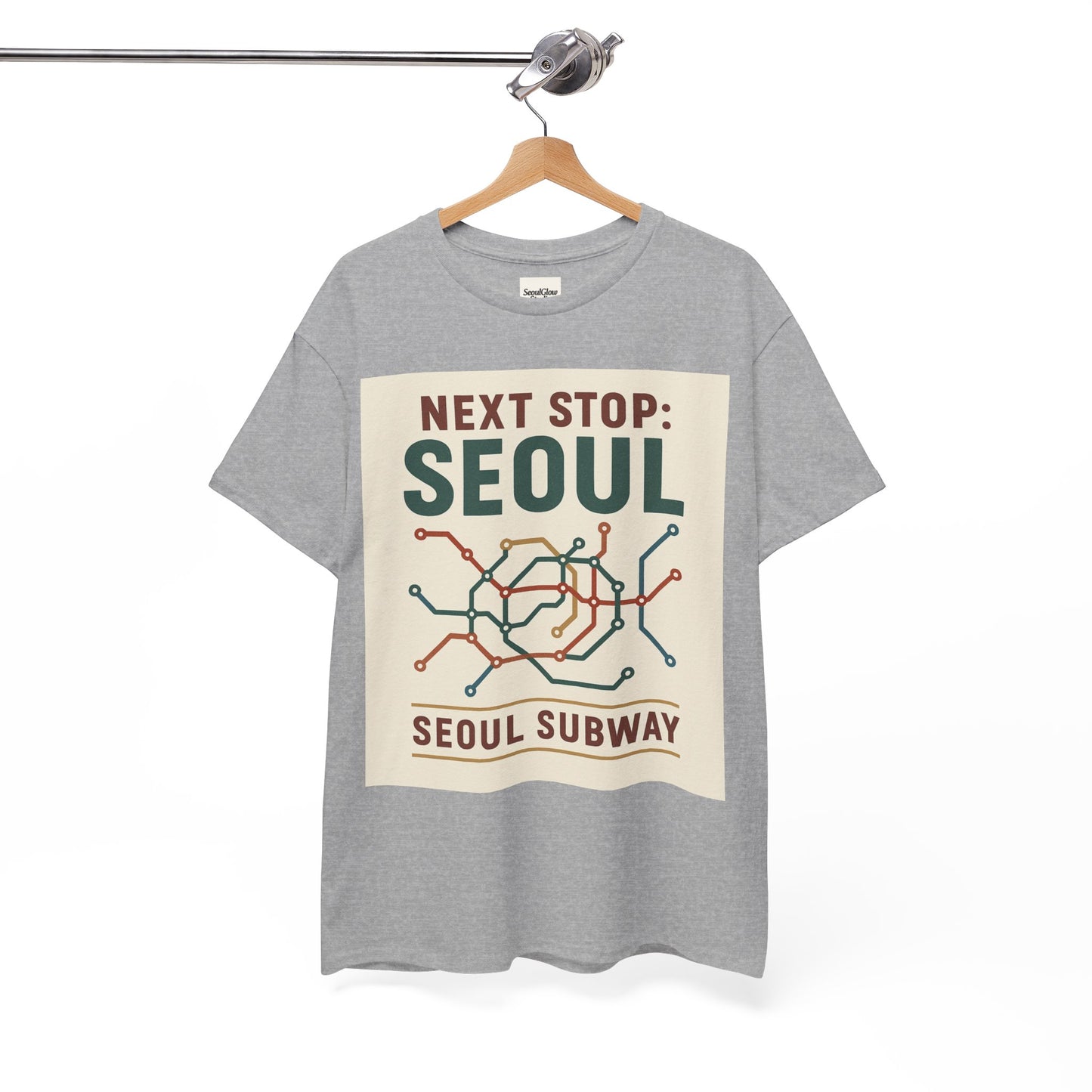 Seoul Metro Graphic Tee - Korean Travel Shirt