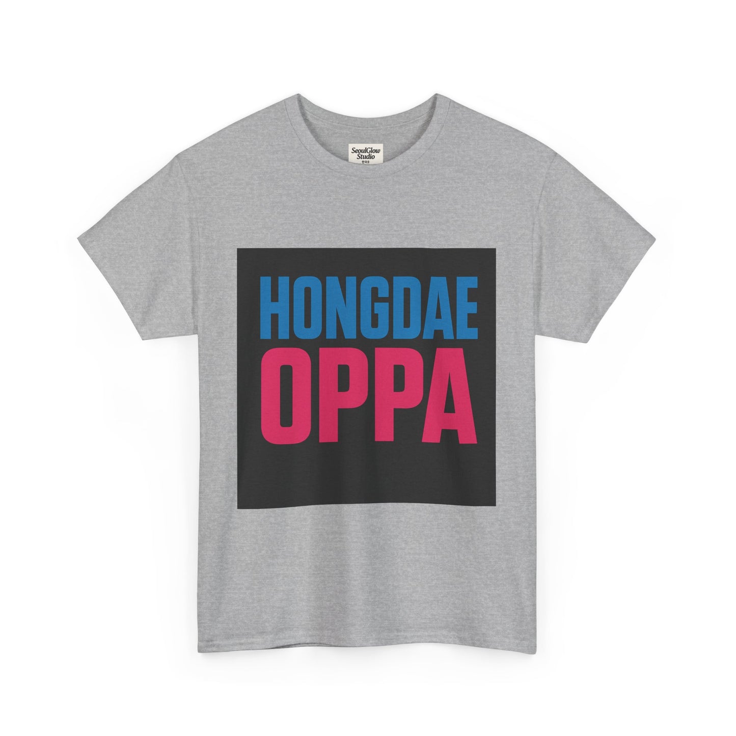 Hongdae Visit Must-Have Unisex Heavy Cotton Tee - Bold Graphic Shirt