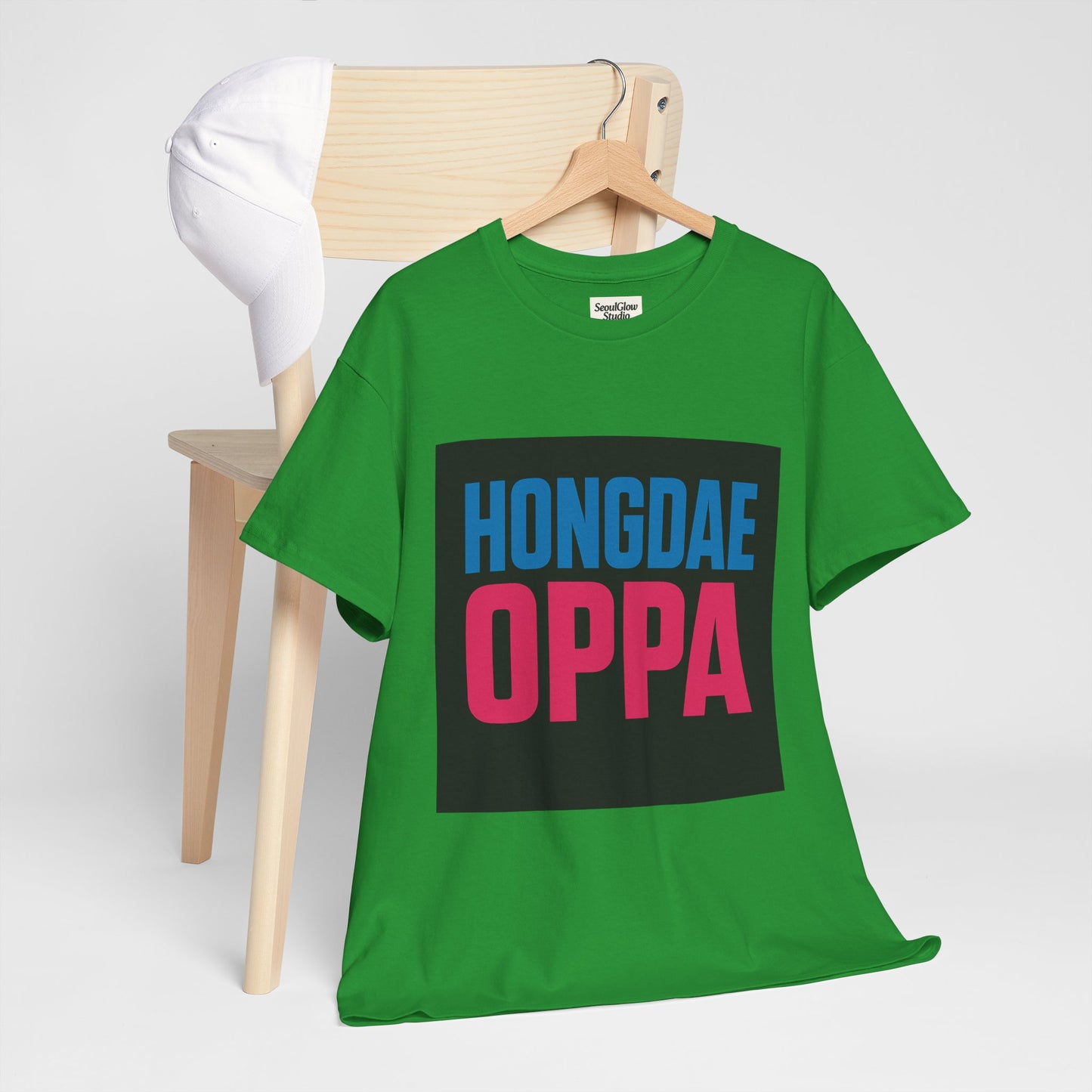 Hongdae Visit Must-Have Unisex Heavy Cotton Tee - Bold Graphic Shirt