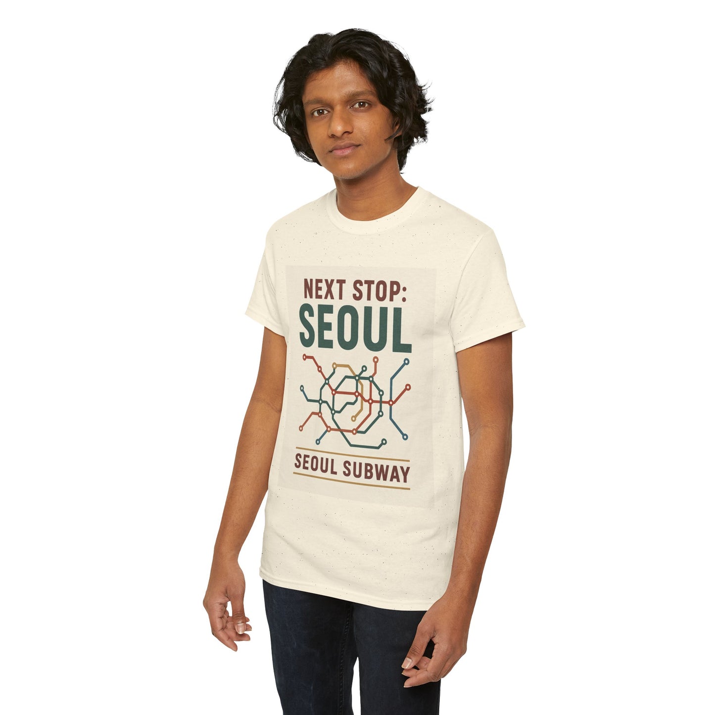 Seoul Metro Graphic Tee - Korean Travel Shirt