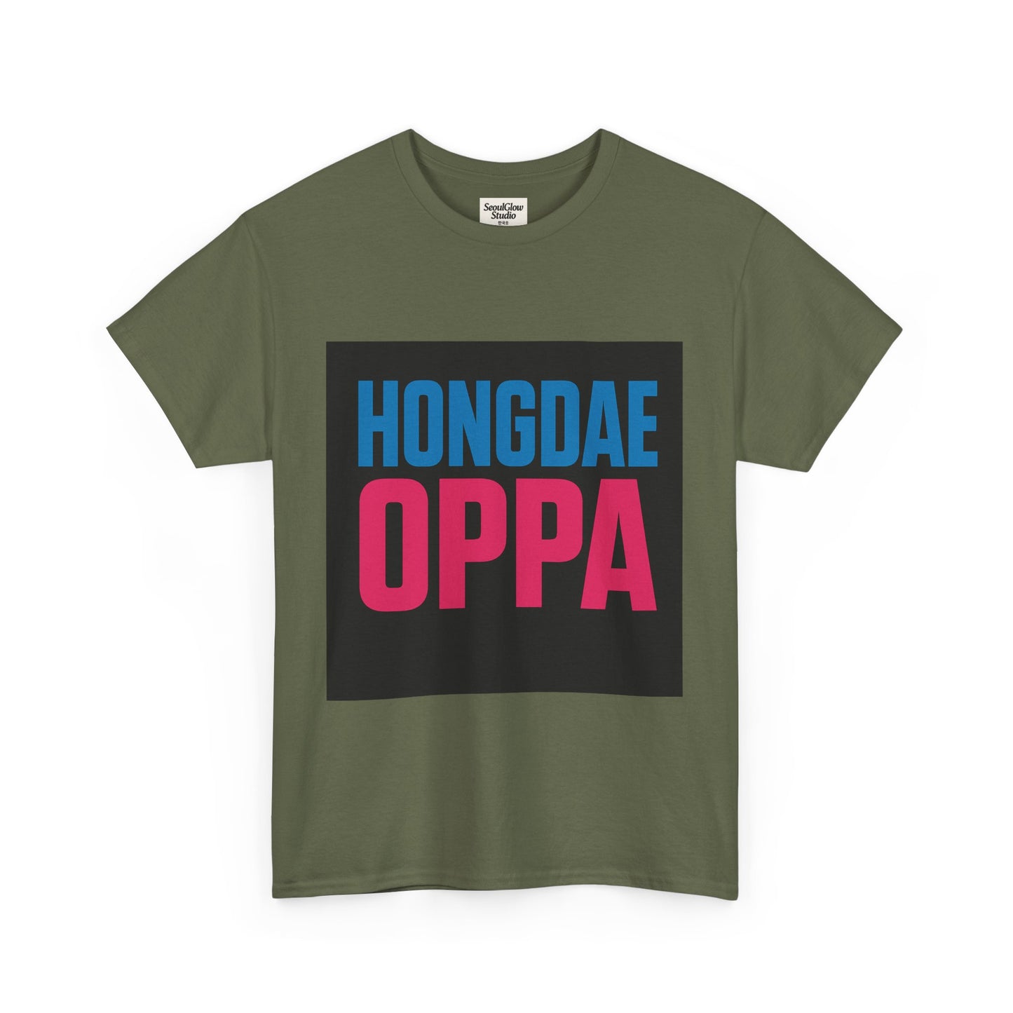 Hongdae Visit Must-Have Unisex Heavy Cotton Tee - Bold Graphic Shirt