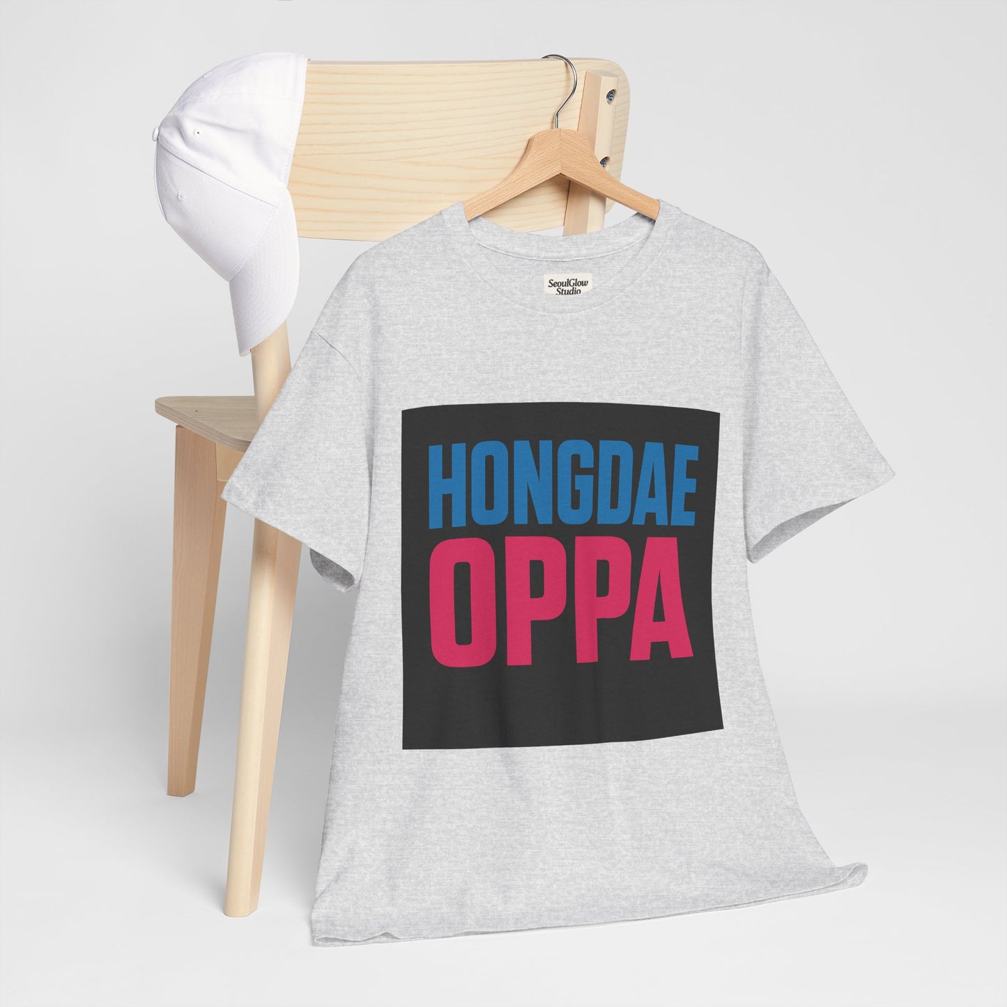 Hongdae Visit Must-Have Unisex Heavy Cotton Tee - Bold Graphic Shirt