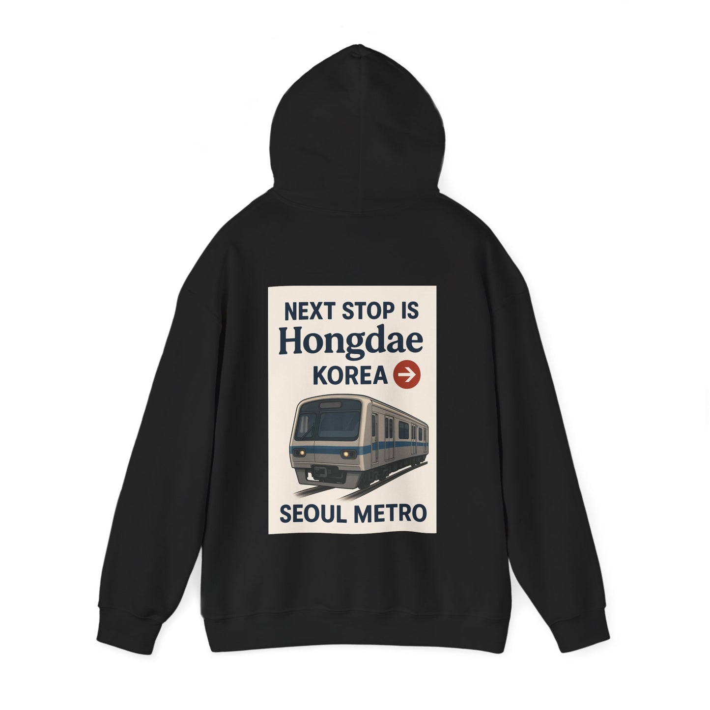 Seoul Metro Hongdae Station Hoodie - Travel Gift