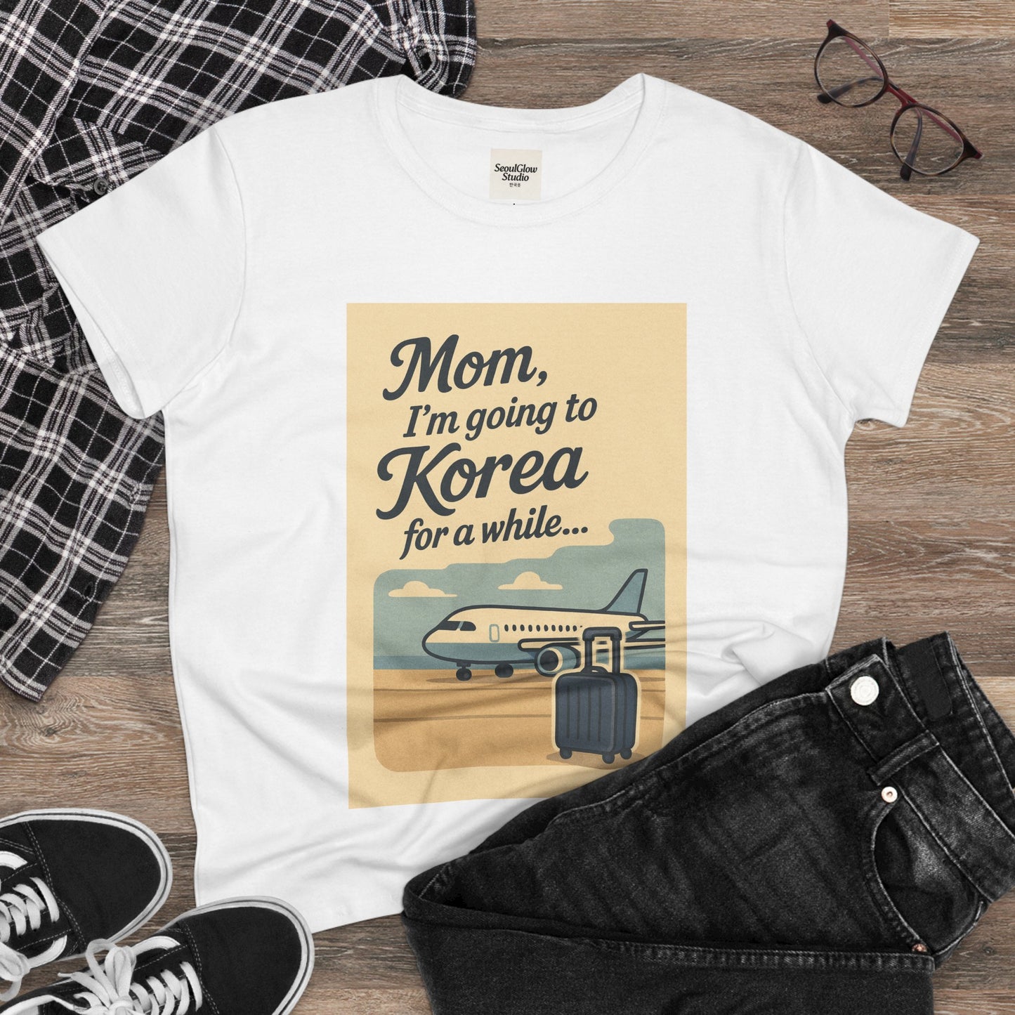 Mom I'm Going to Korea Travel Women's Tee