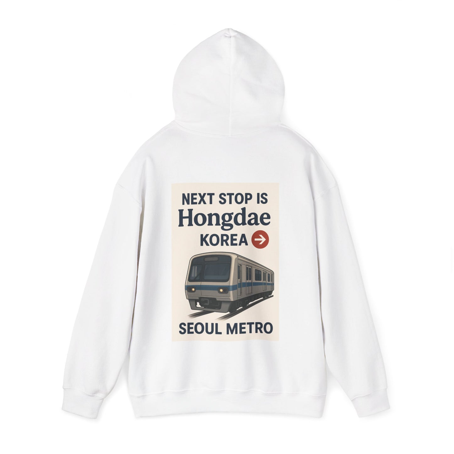 Seoul Metro Hongdae Station Hoodie - Travel Gift