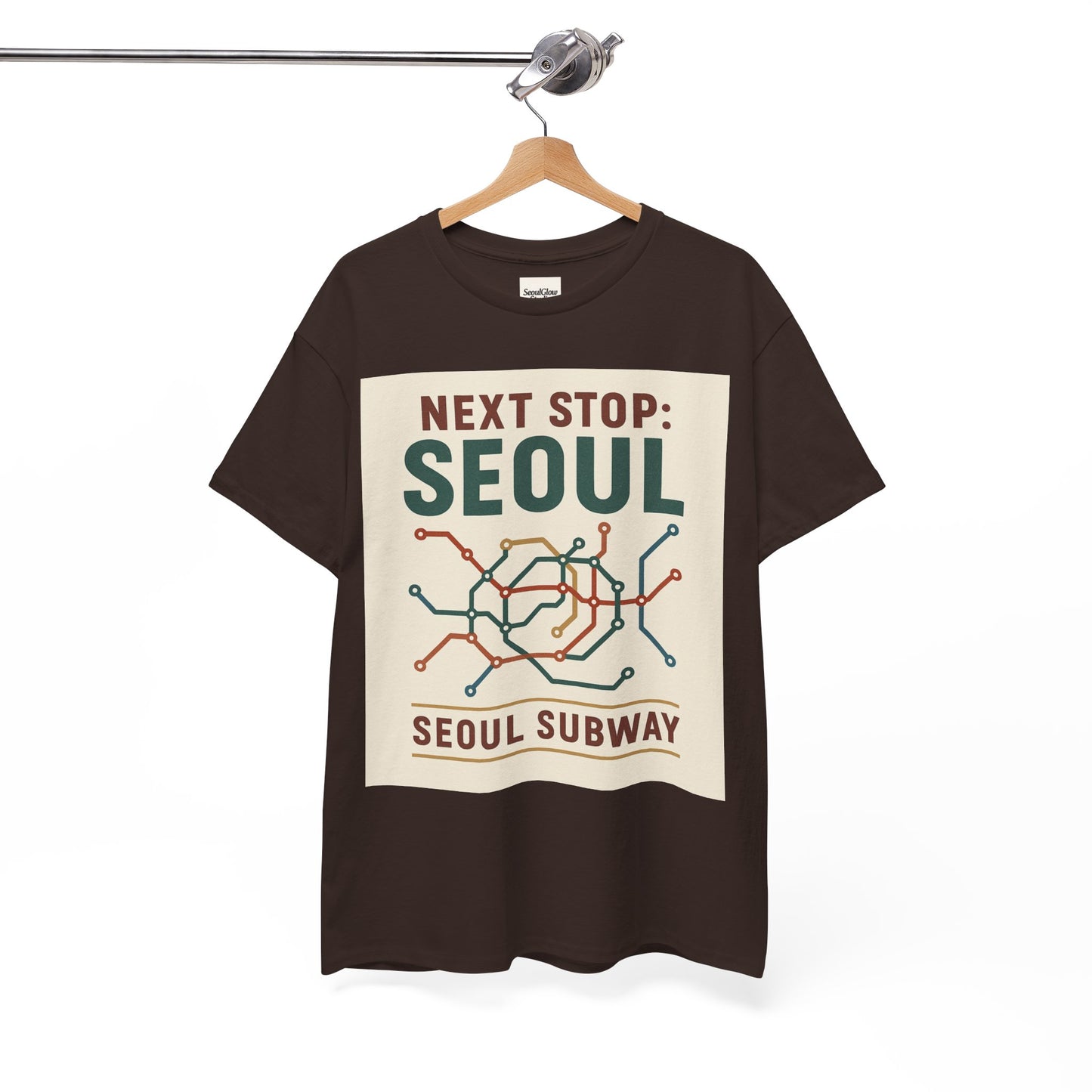 Seoul Metro Graphic Tee - Korean Travel Shirt