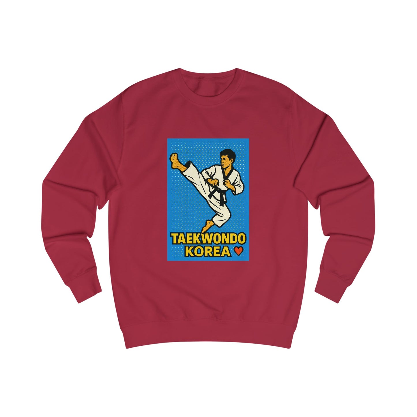 Taekwondo Lover Unisex Sweatshirt | Martial Arts Gift, Gym Wear, Korean Culture Apparel, Sporty Hoodie, Fitness Outfit