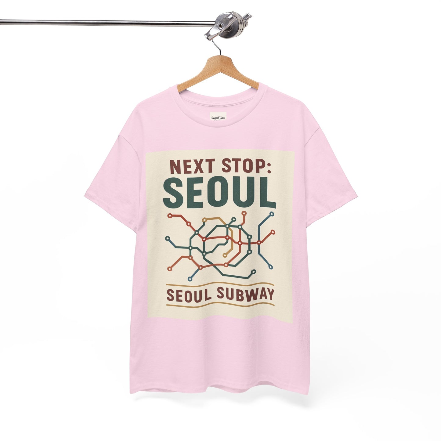 Seoul Metro Graphic Tee - Korean Travel Shirt