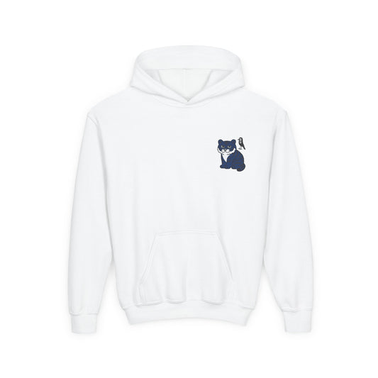 Cozy Youth Hoodie with Korean Tiger and Magpie Design, Perfect for Casual Days, Gifts, Birthdays, or Nature Lovers