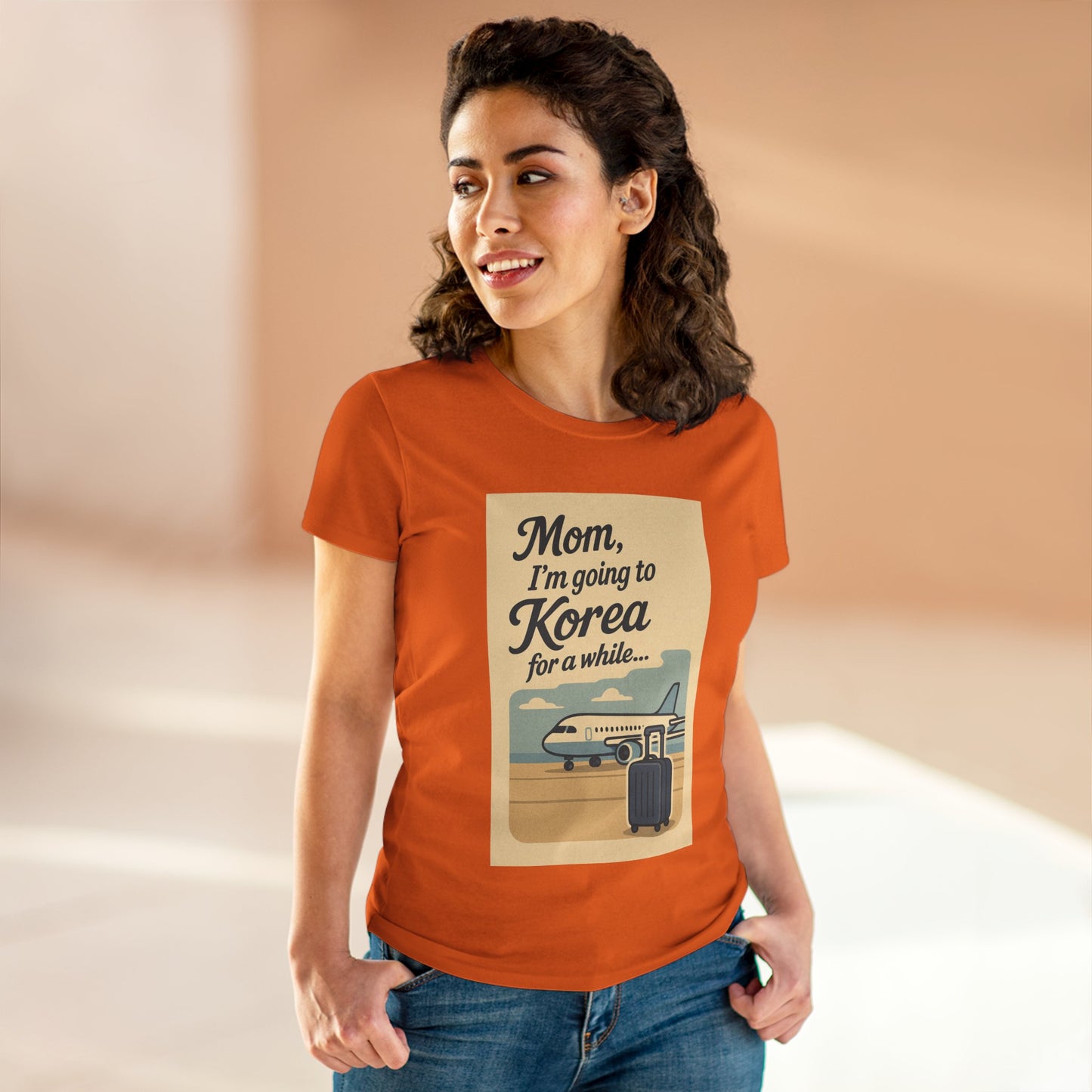Mom I'm Going to Korea Travel Women's Tee