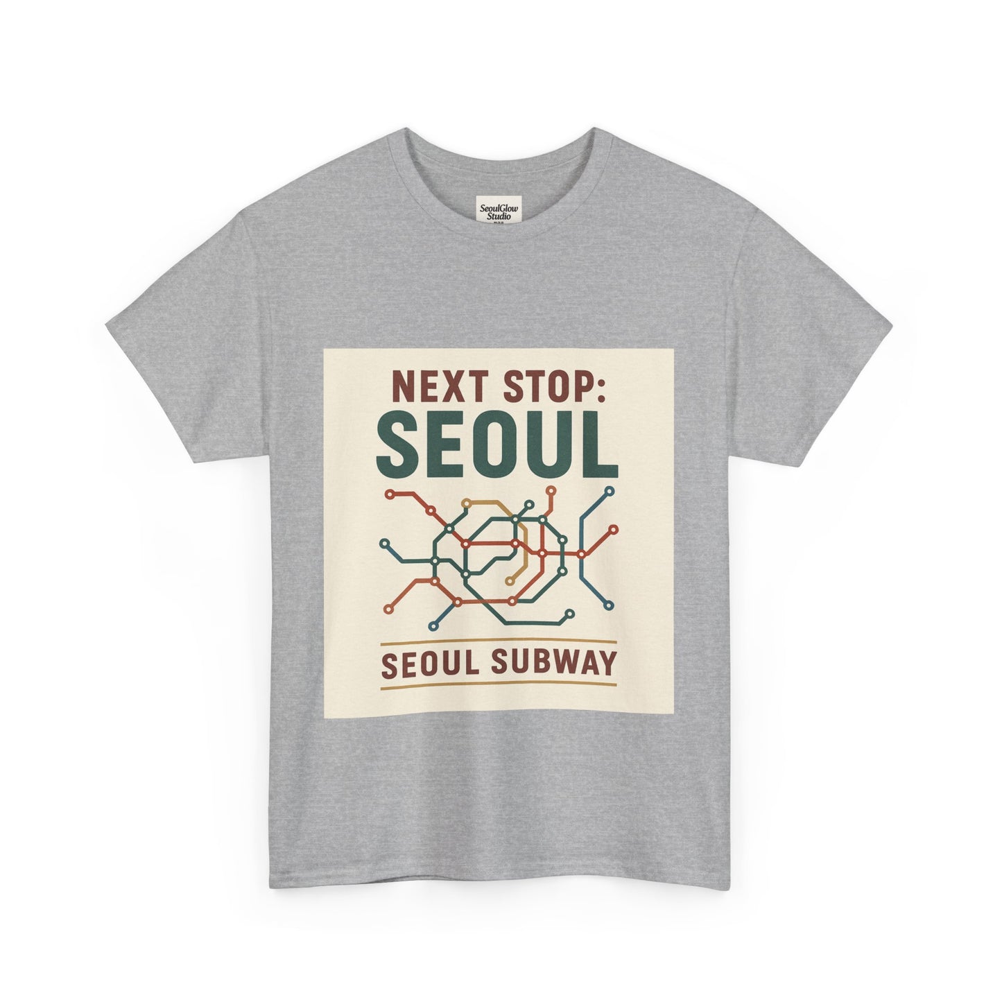 Seoul Subway Graphic Tee - Next Stop Seoul