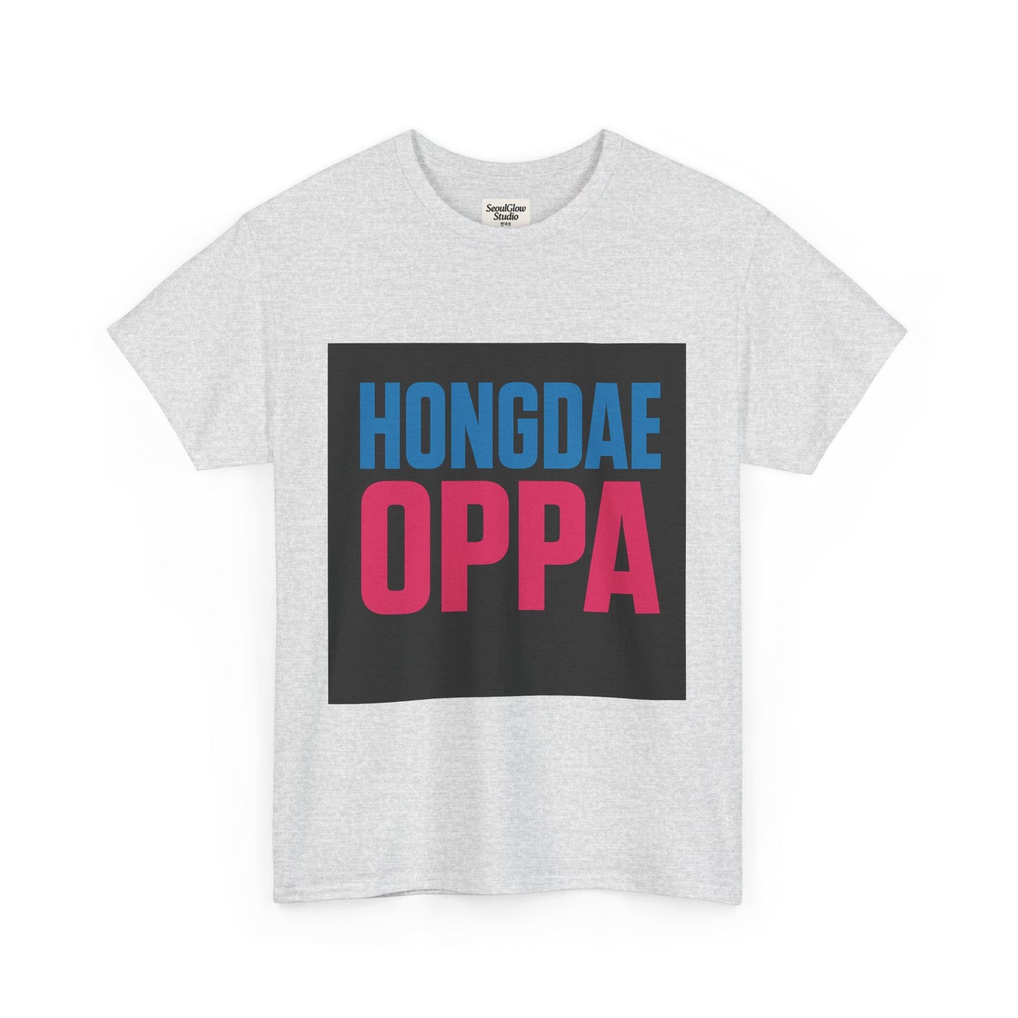 Hongdae Visit Must-Have Unisex Heavy Cotton Tee - Bold Graphic Shirt