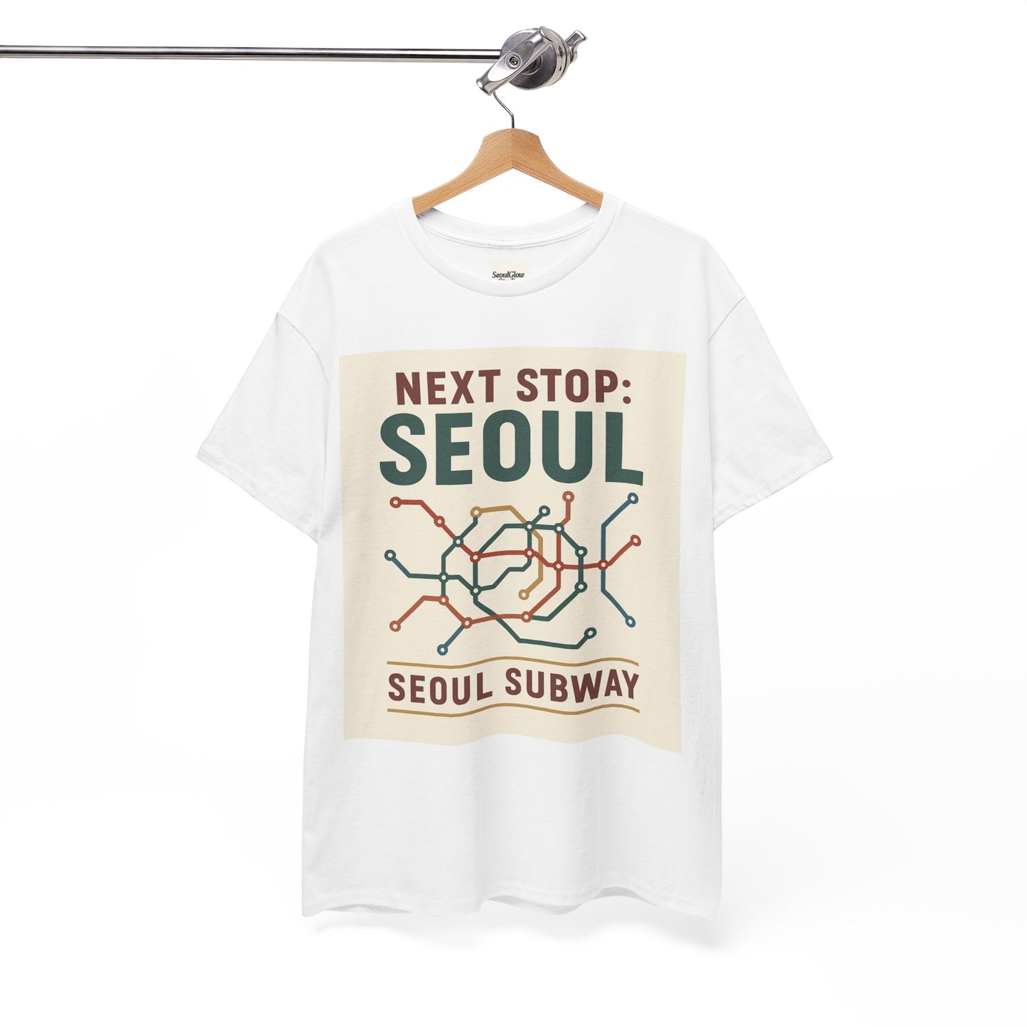 Seoul Metro Graphic Tee - Korean Travel Shirt