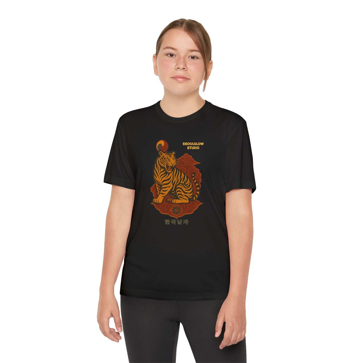 Korean Tiger Graphic Tee | Sporty Style, Trendy Apparel, Perfect for Kids, Casual Outings, Birthday Gifts, Summer Wear