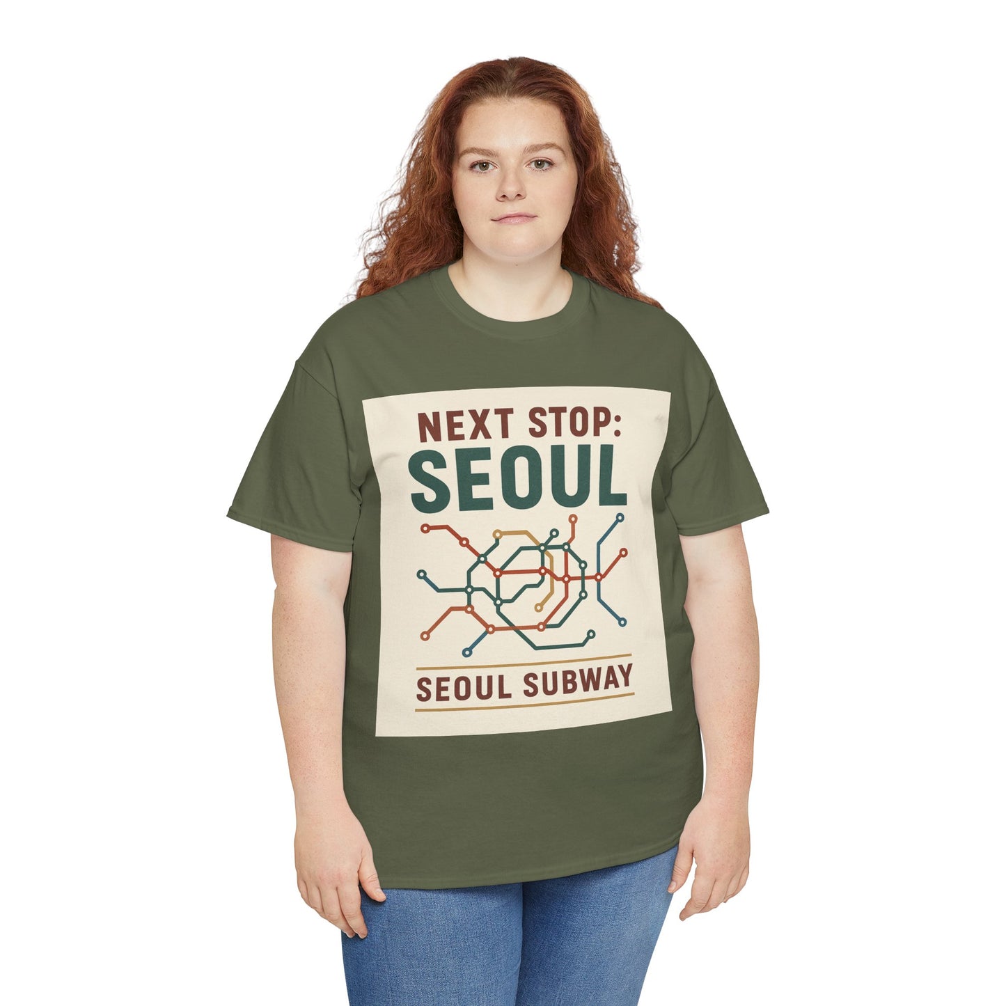 Seoul Metro Graphic Tee - Korean Travel Shirt