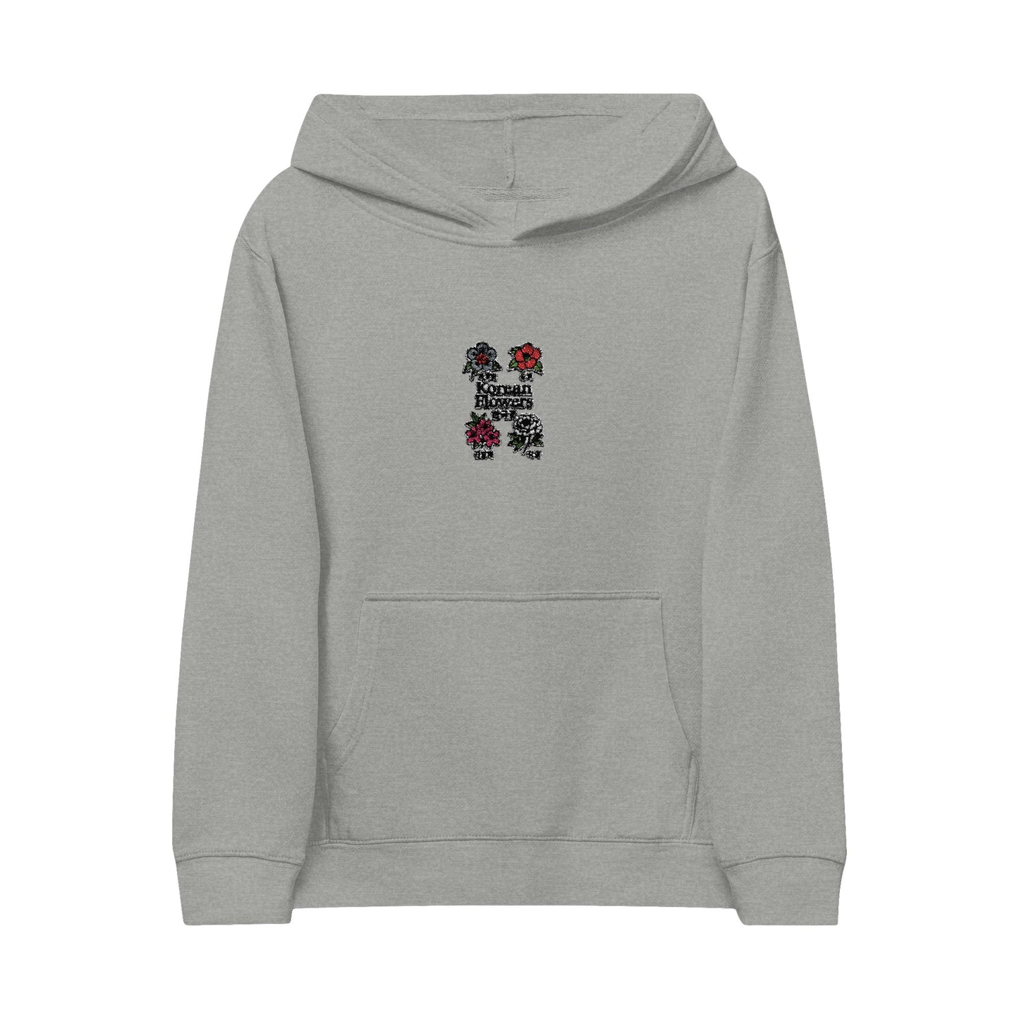 Embroidered Kids Fleece Hoodie with Korean Floral Design, Cozy Gift for Children, Perfect for Birthdays, Playdates, Lightweight Sweatshirt, [...]