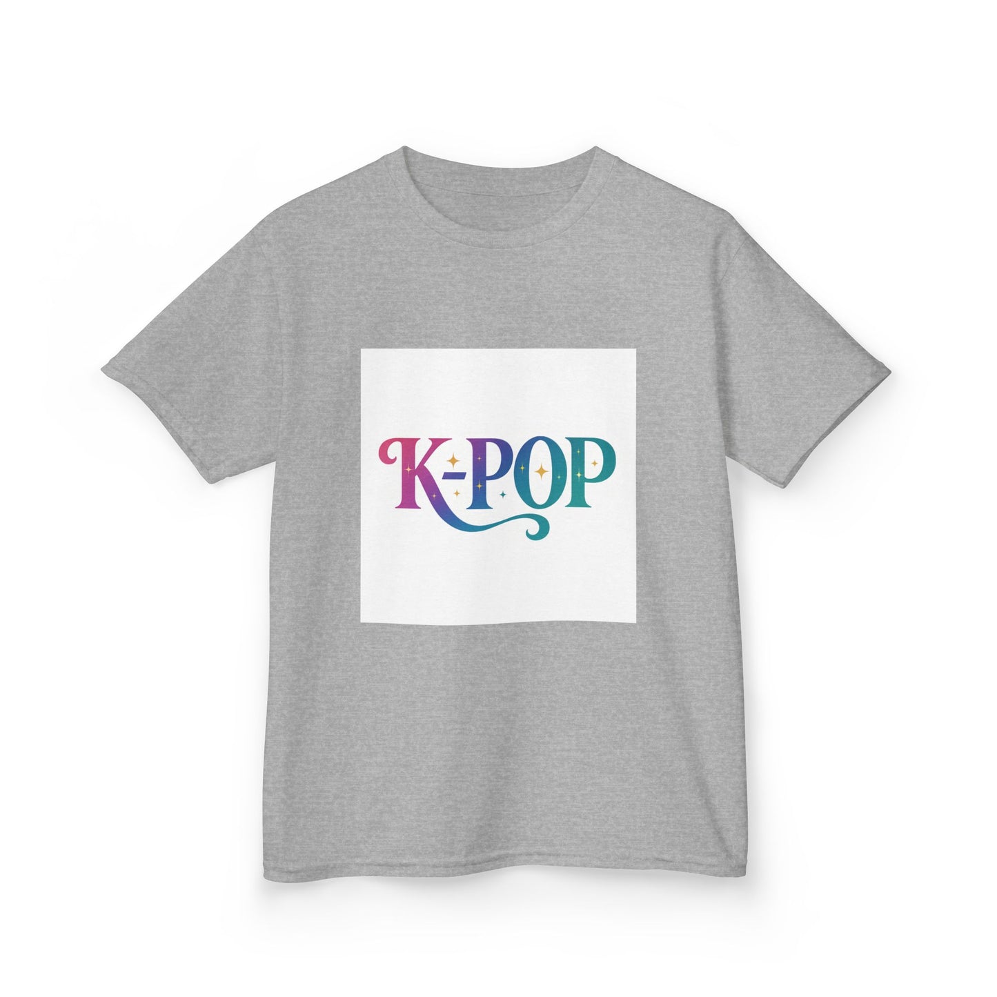 K-Pop Kids Cotton Tee, Perfect Gift for Young Fans, Birthday Present, Schoolwear, Casual Fashion, Music Lovers