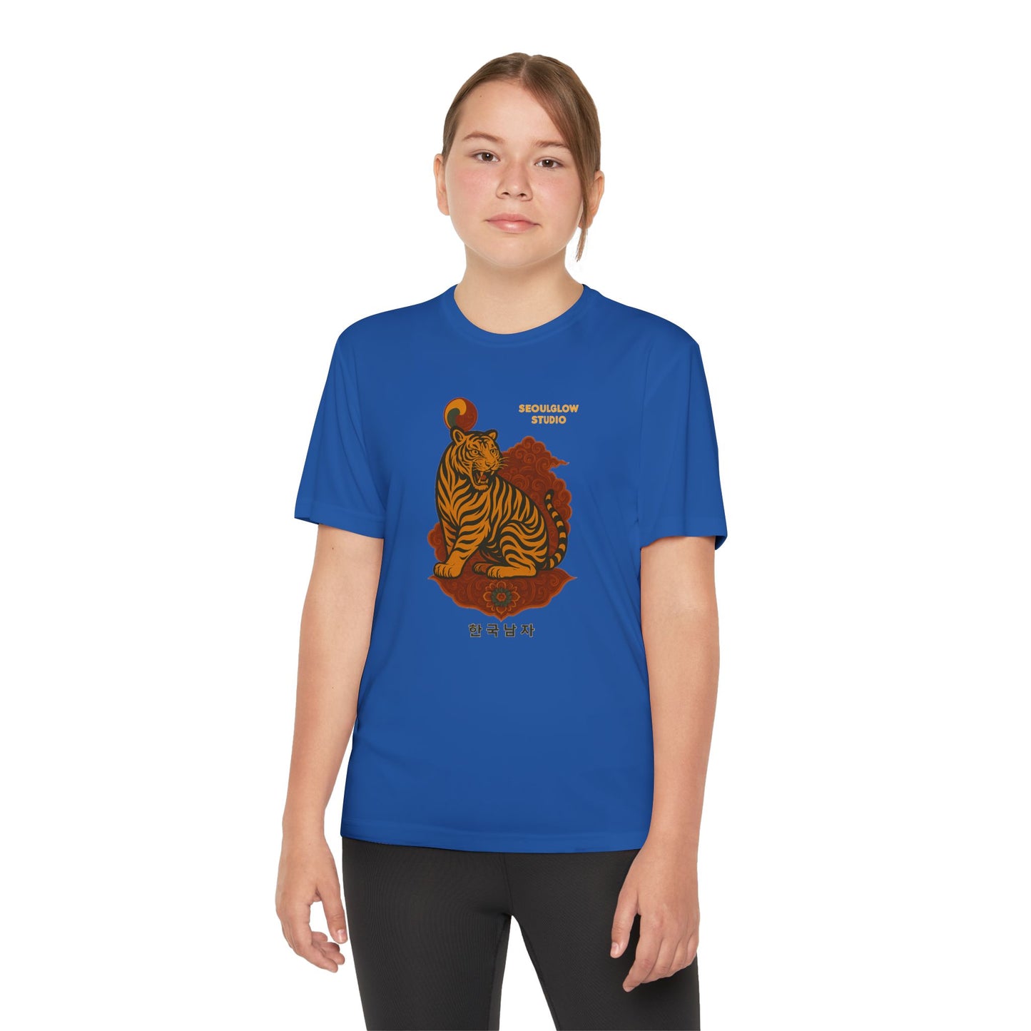 Korean Tiger Graphic Tee | Sporty Style, Trendy Apparel, Perfect for Kids, Casual Outings, Birthday Gifts, Summer Wear