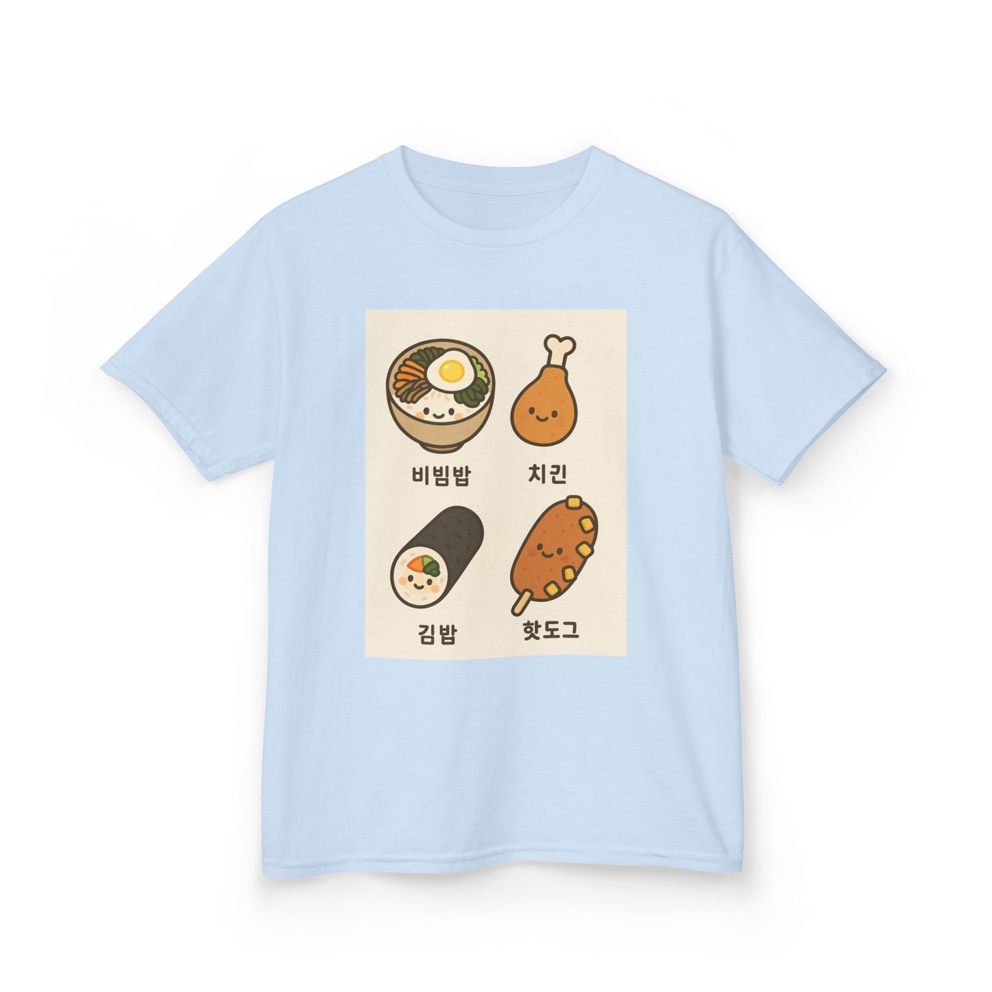 Cute Kimbap Kids T-Shirt, Fun Korean Food Tee, Gift for Kids, Sushi Lover Shirt, Casual Wear, Birthday Gift