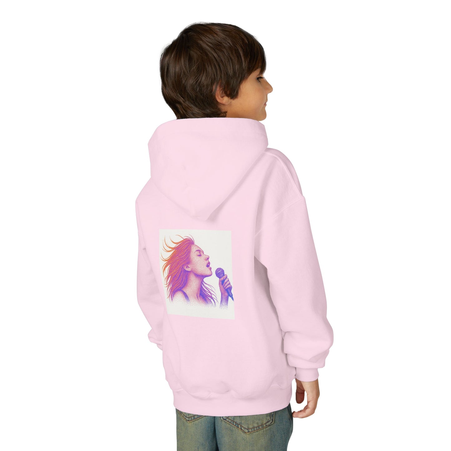 Golden K-Pop Youth Hoodie - Music Lover Gift