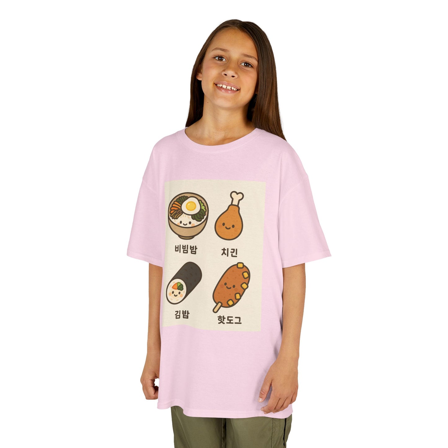 Cute Kimbap Kids T-Shirt, Fun Korean Food Tee, Gift for Kids, Sushi Lover Shirt, Casual Wear, Birthday Gift
