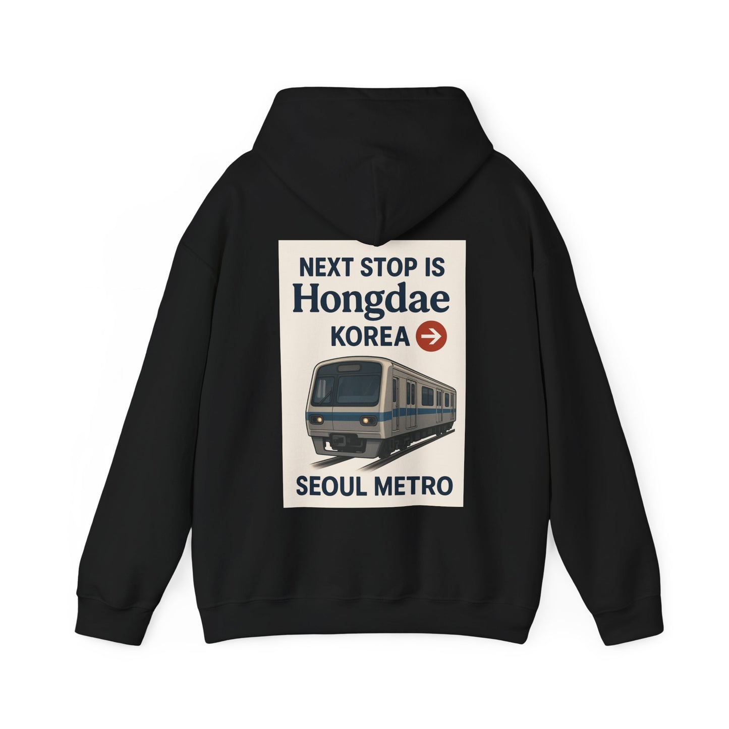 Seoul Metro Hongdae Station Hoodie - Travel Gift