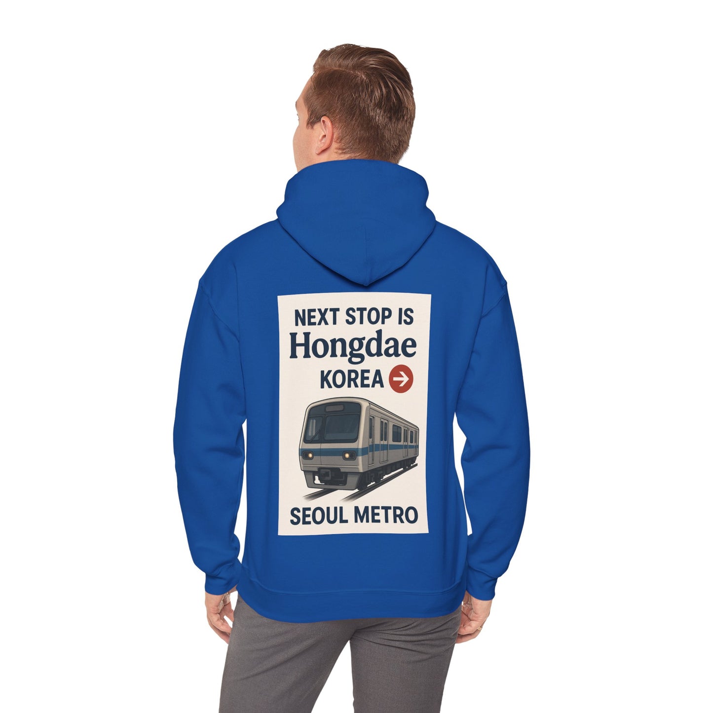 Seoul Metro Hongdae Station Hoodie - Travel Gift