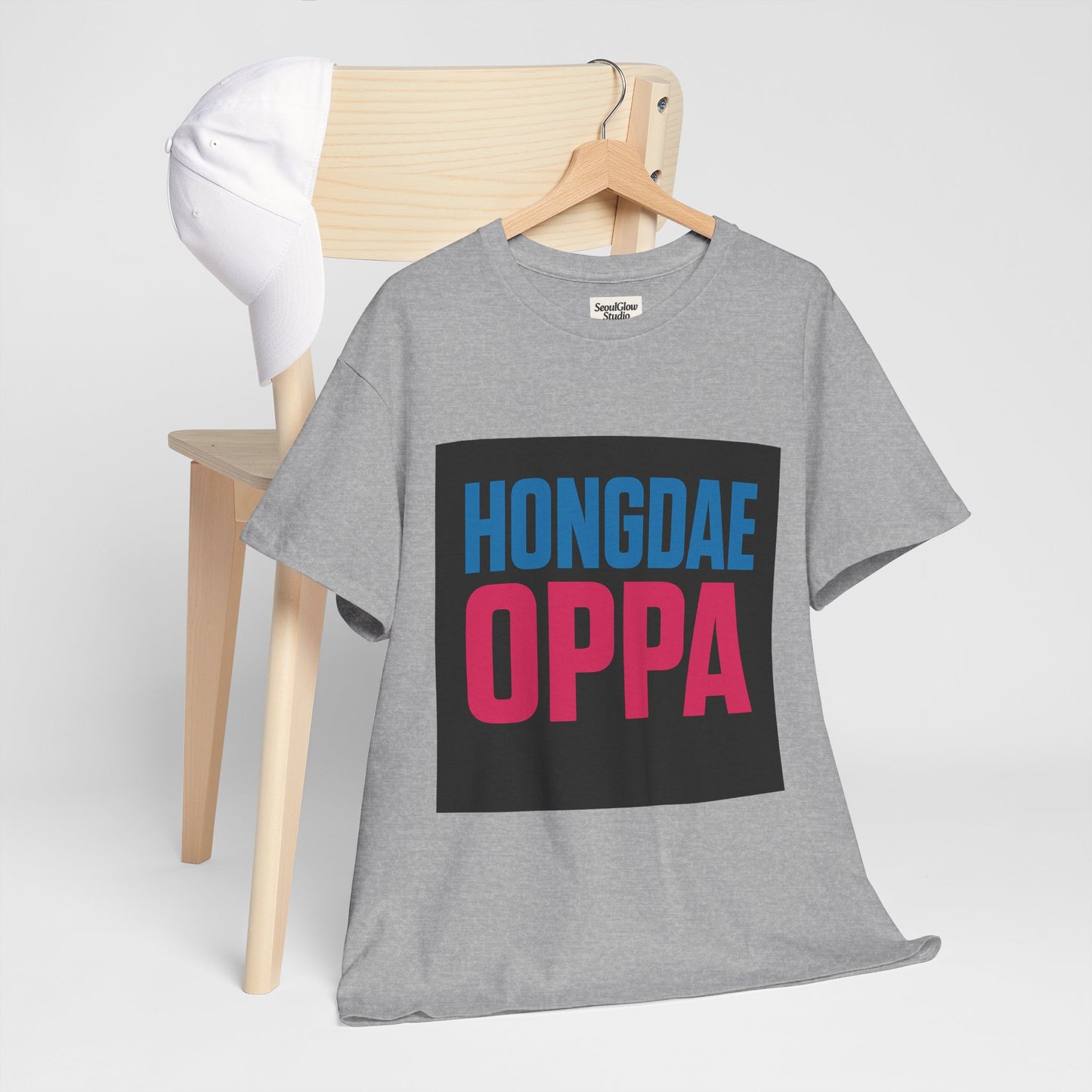 Hongdae Visit Must-Have Unisex Heavy Cotton Tee - Bold Graphic Shirt