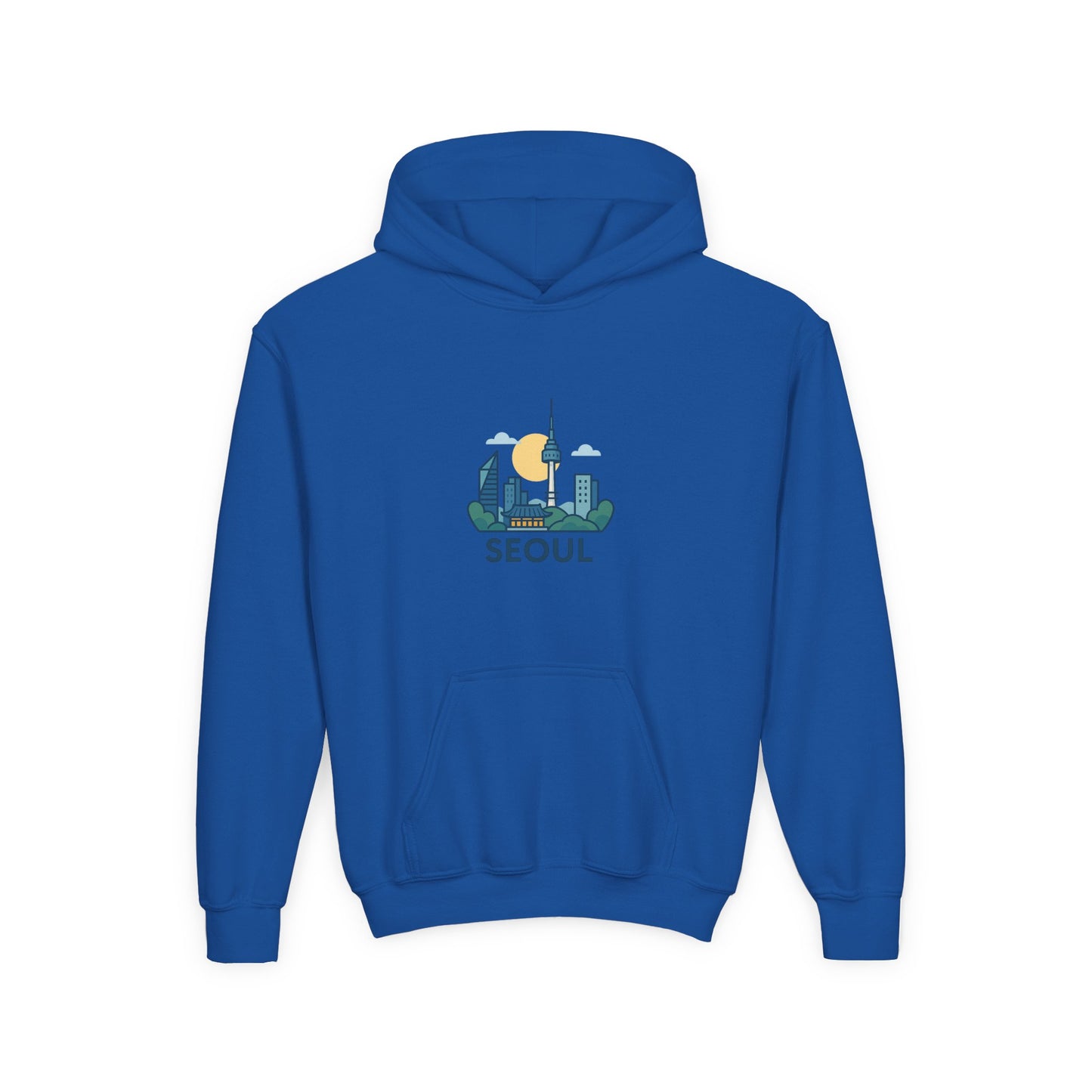 Seoul, World Cityscape Youth Hoodie - Travel Lovers Gift, Cozy Sweatshirt for Teens, Urban Fashion, Vacation Vibes, Gifts for Adventurers