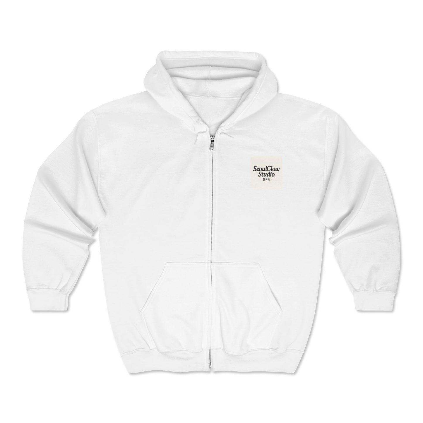 Seoul Cityscape Zip Hoodie, Cozy Urban Sweatshirt, Travel Souvenir Jacket, Unisex Gift, Cool Streetwear, City Lover Apparel