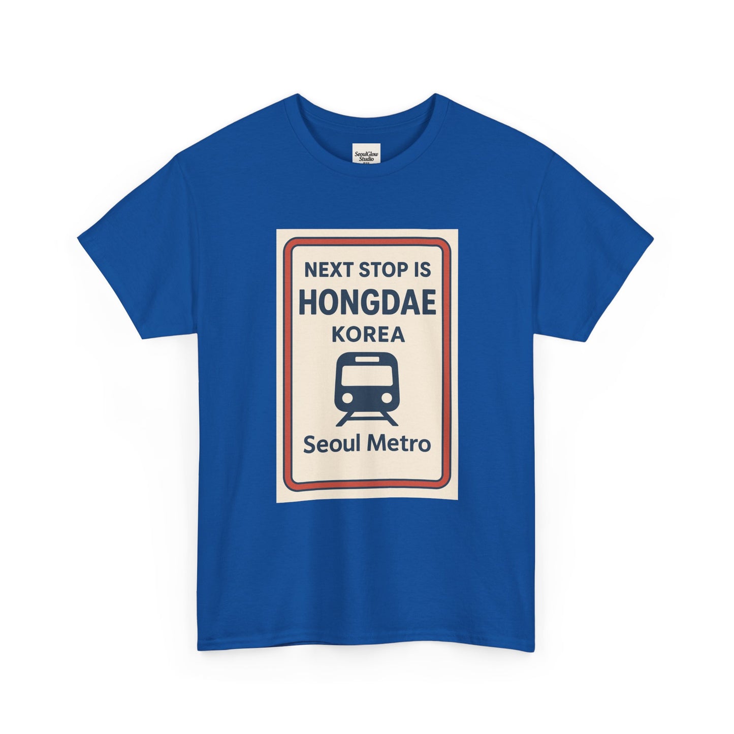 Seoul Metro Tee - Next Stop Hongdae, Travel Shirt, Souvenir Apparel, Korean Culture Gift, Unisex T-Shirt