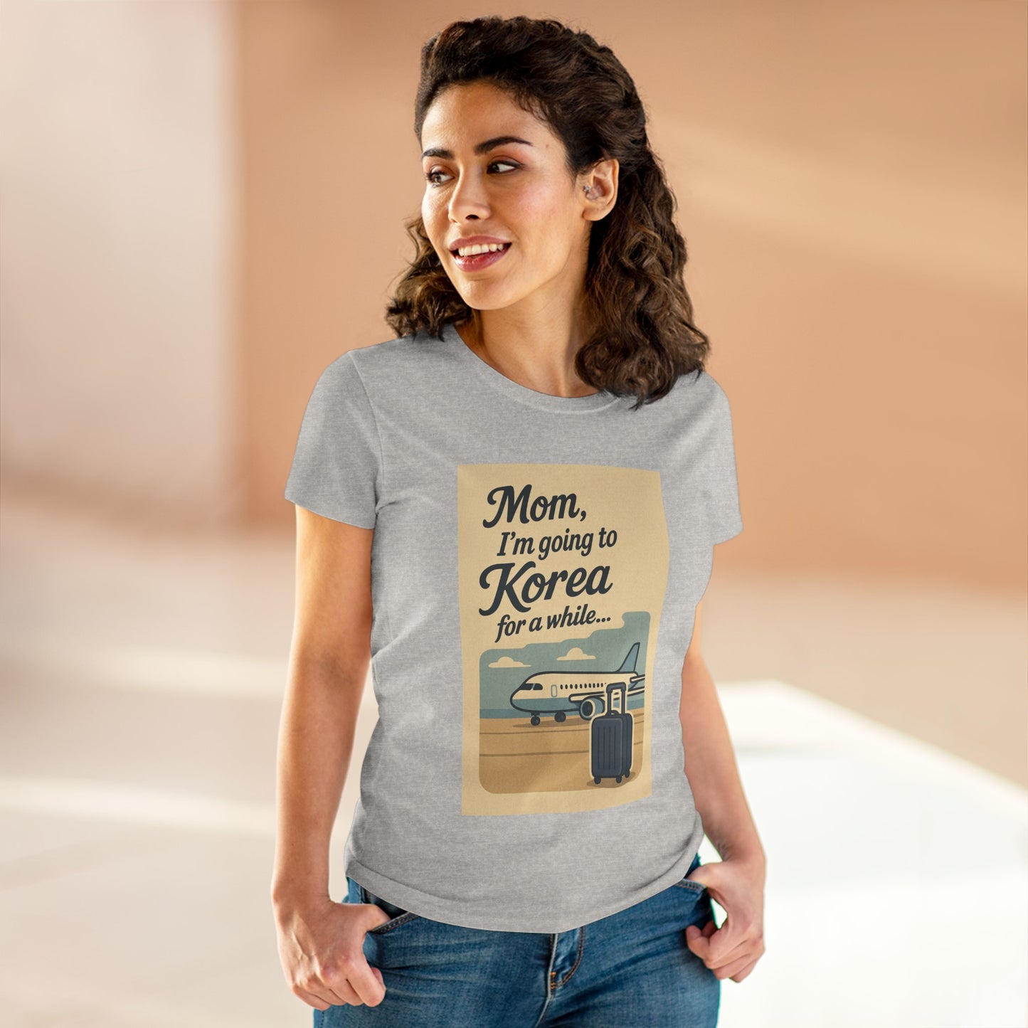 Mom I'm Going to Korea Travel Women's Tee