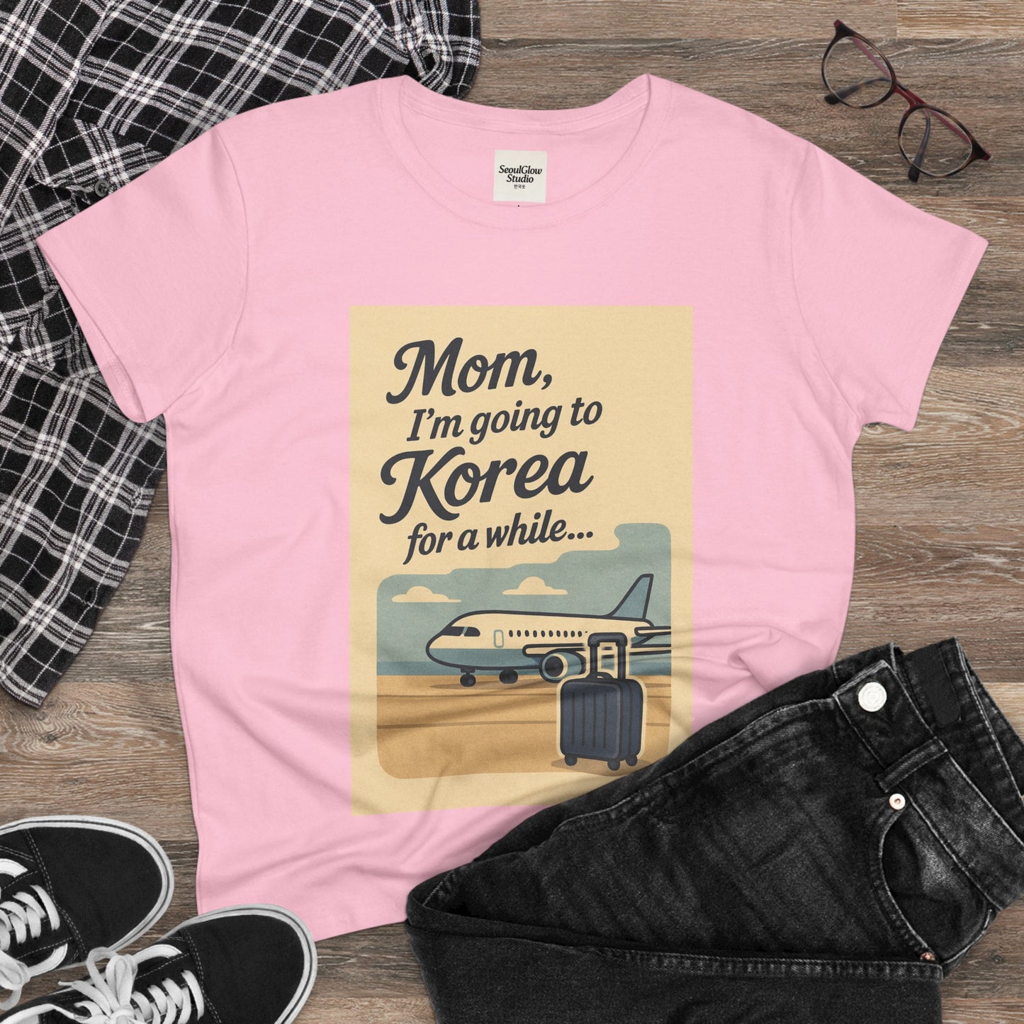 Mom I'm Going to Korea Travel Women's Tee