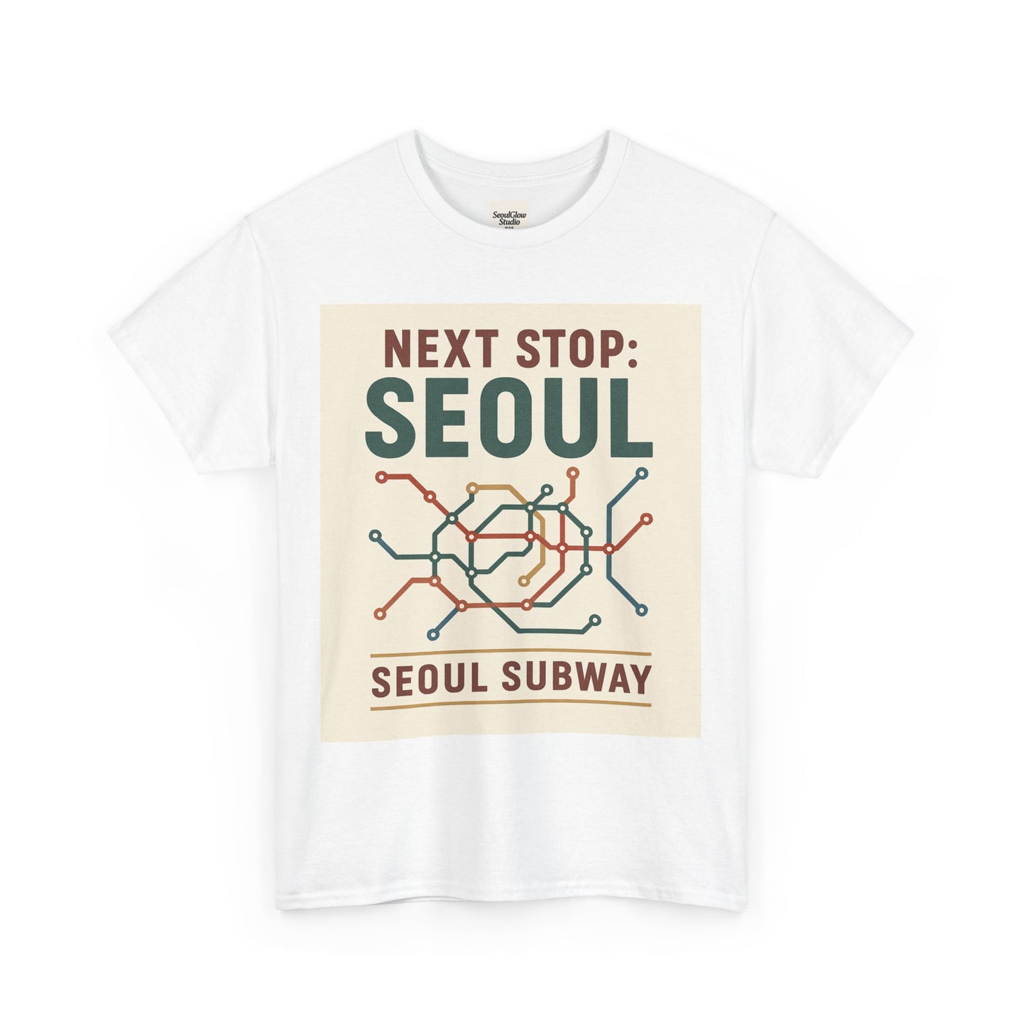 Seoul Metro Graphic Tee - Korean Travel Shirt