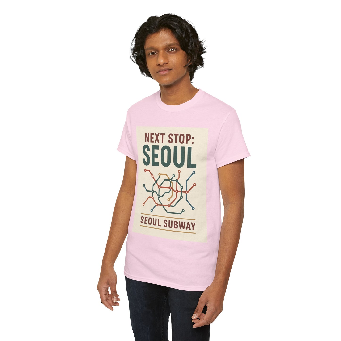Seoul Metro Graphic Tee - Korean Travel Shirt