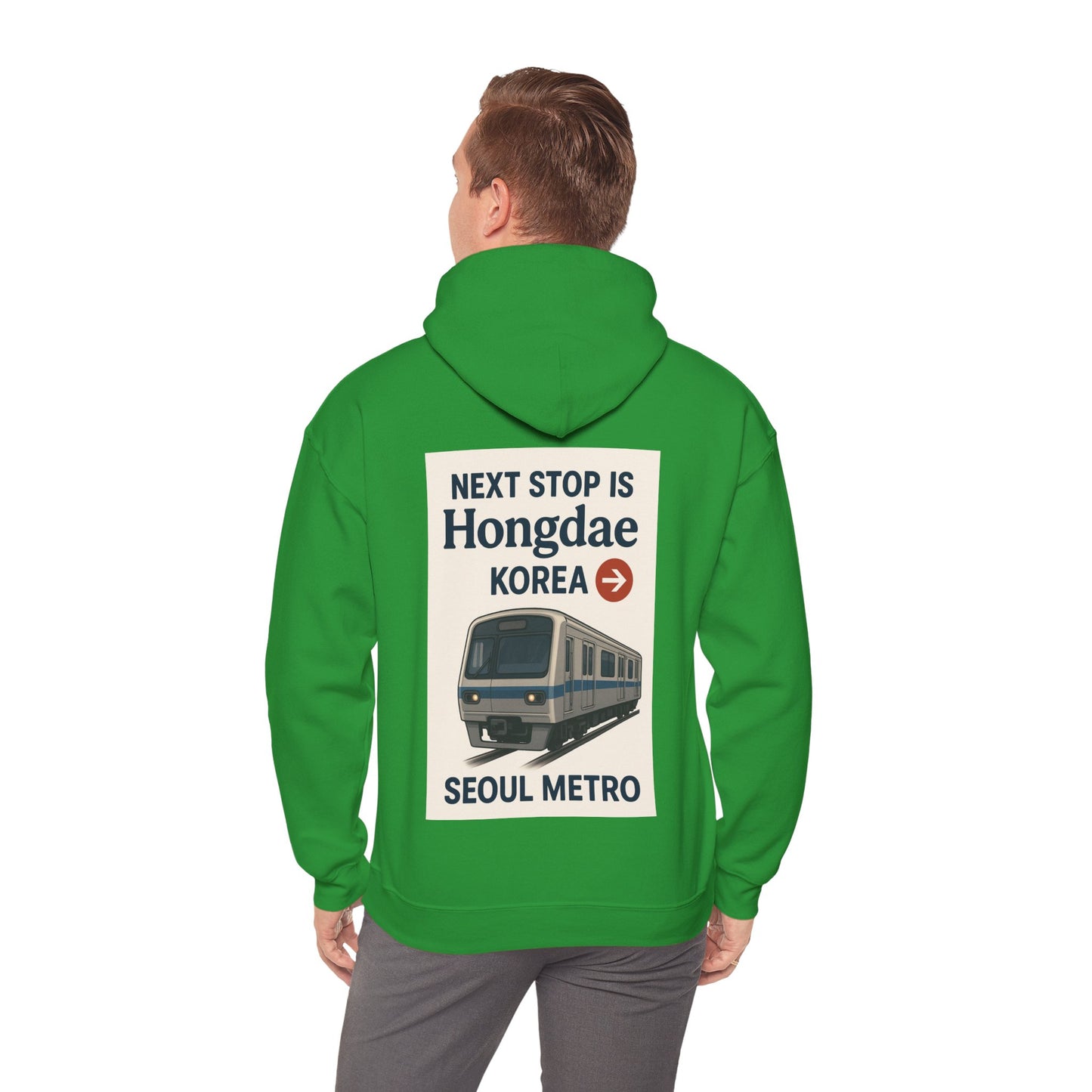 Seoul Metro Hongdae Station Hoodie - Travel Gift